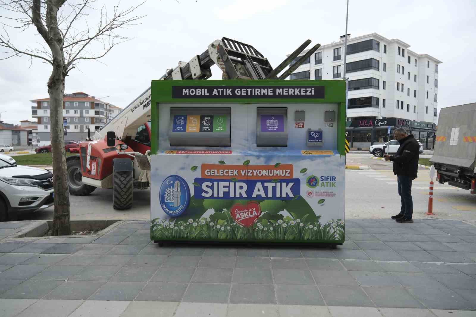 Çorum Belediyesi’ne "İl Sıfır Atık Belgesi"
