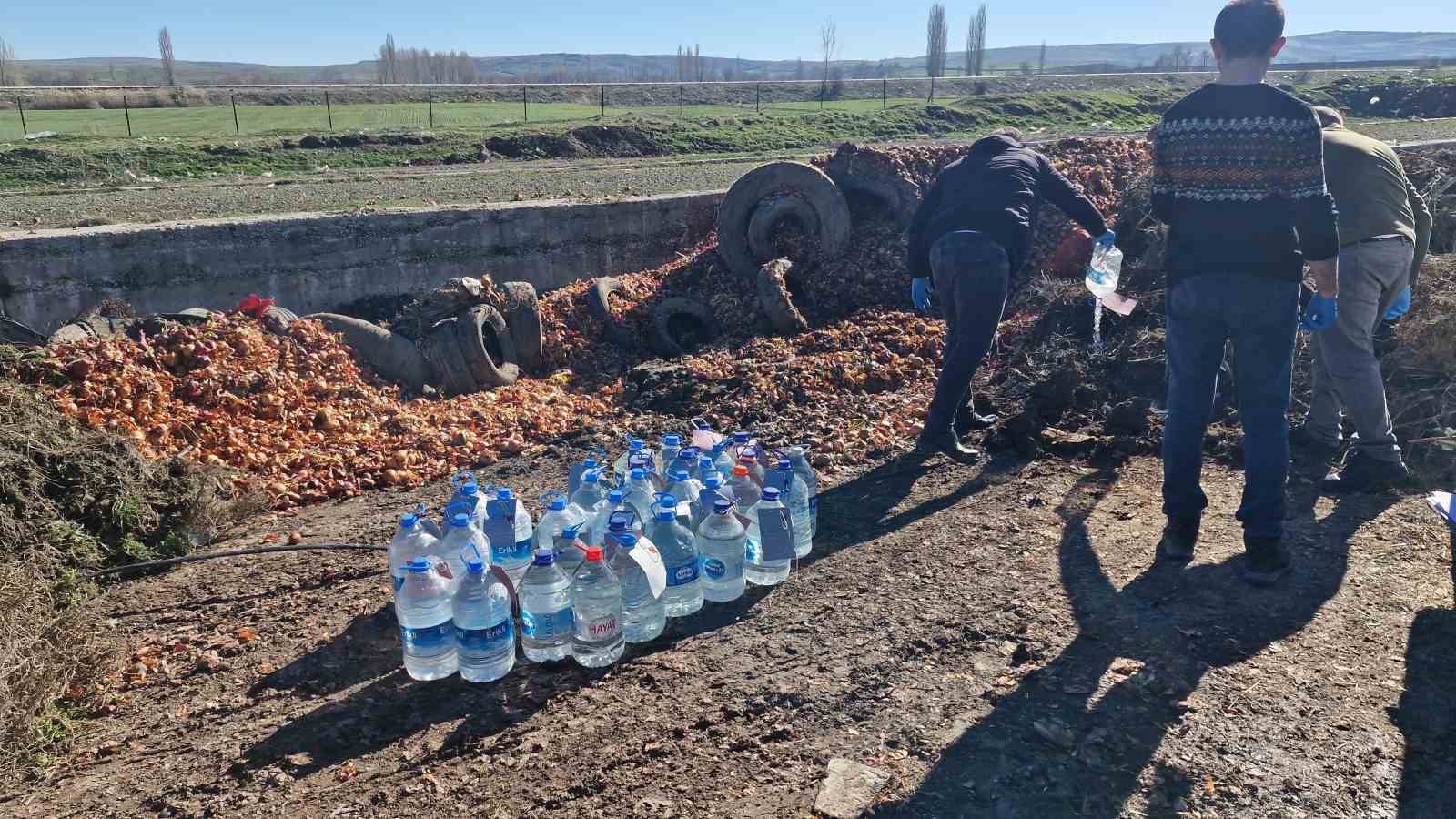 Çorum’da 180 litre kaçak alkol imha edildi
