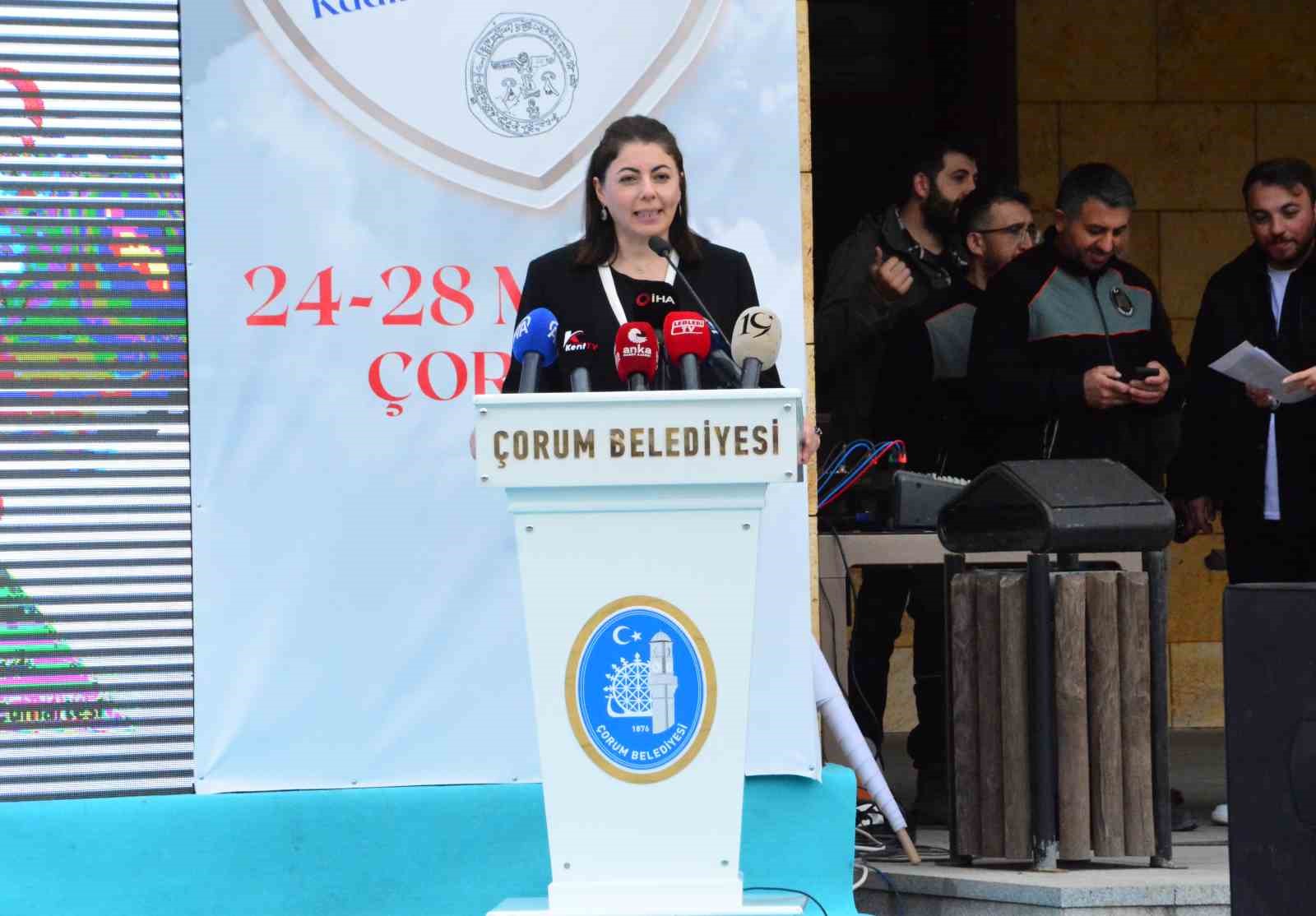 Çorum’da 3. Puduhepa Kadın Kültür Festivali başladı
