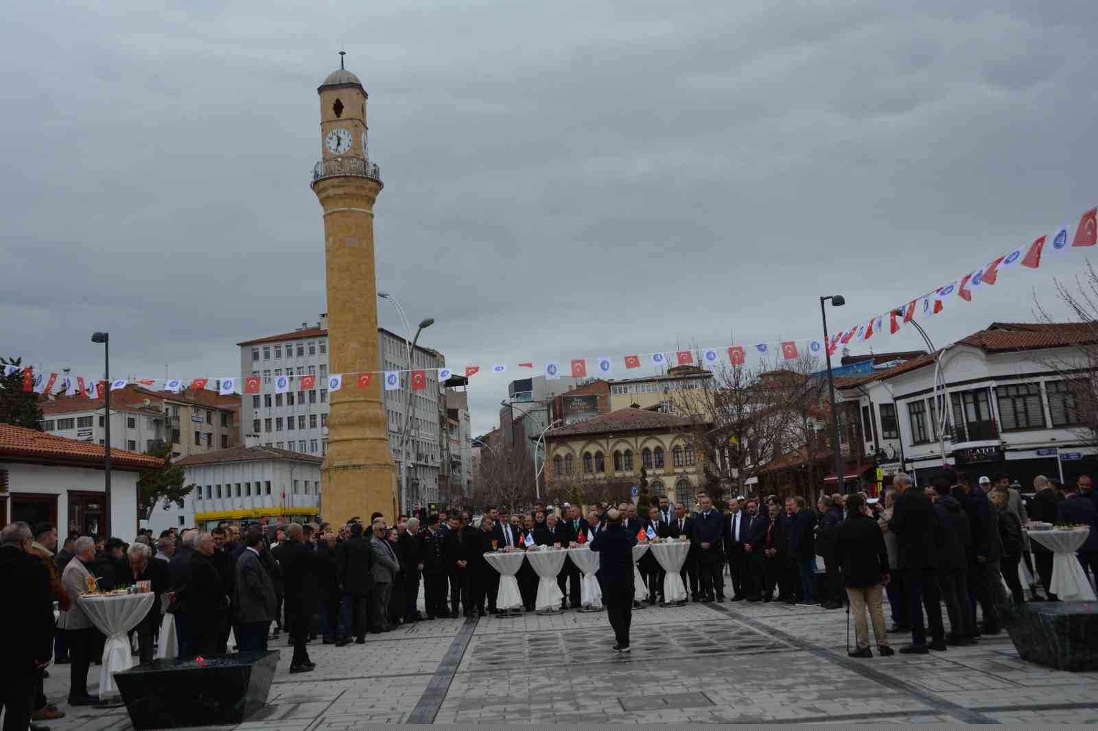 Çorum’da bayramlaşma törenine yoğun katılım
