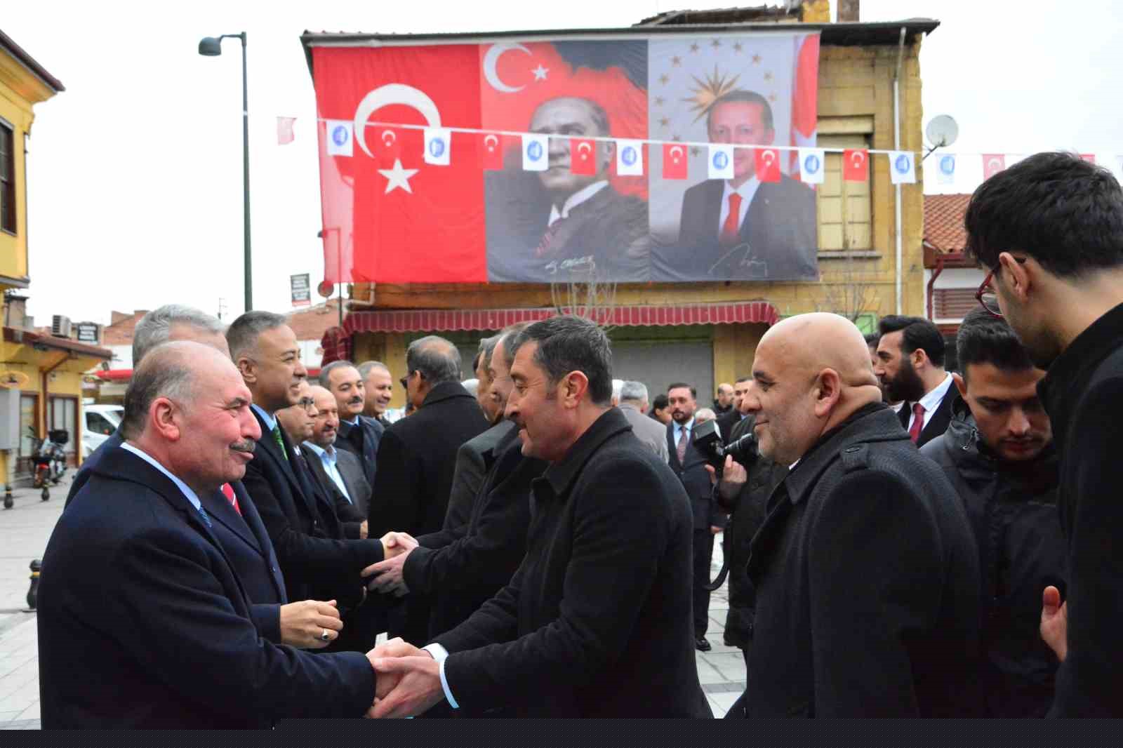 Çorum’da bayramlaşma törenine yoğun katılım
