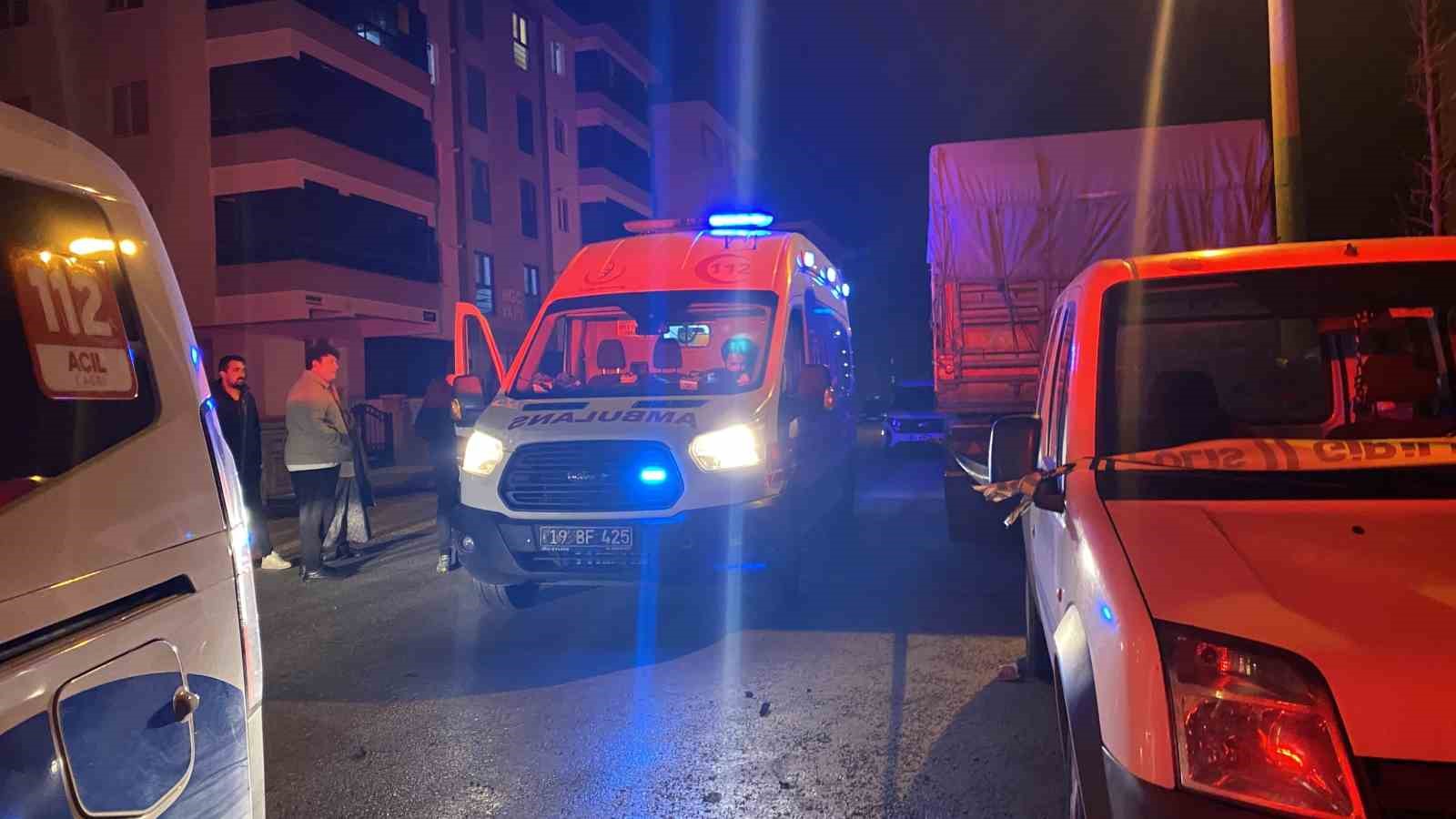 Çorum’da bıçaklı kavga: 1 yaralı
