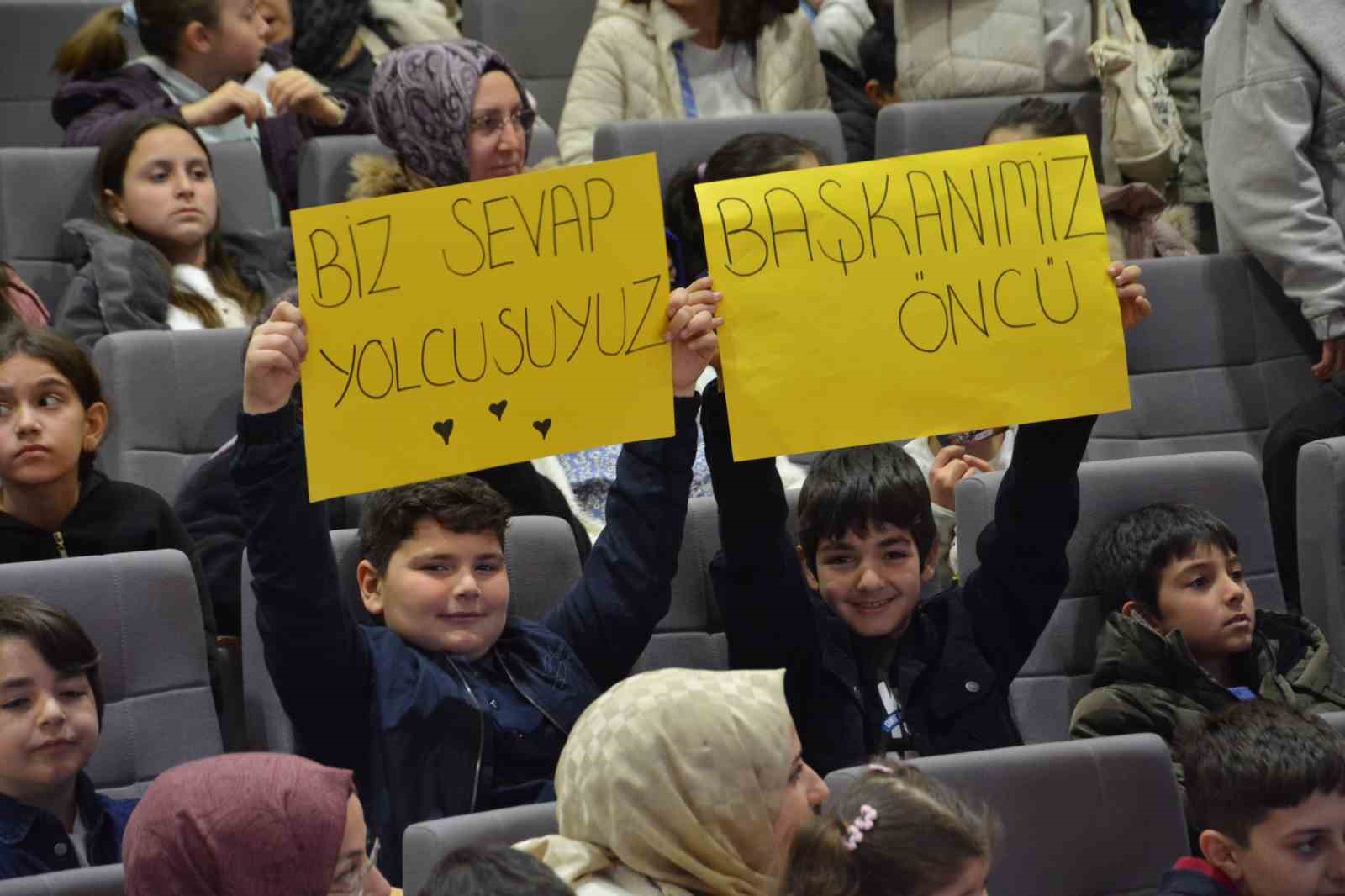 Çorum’da çocuklar sevap için yarıştı
