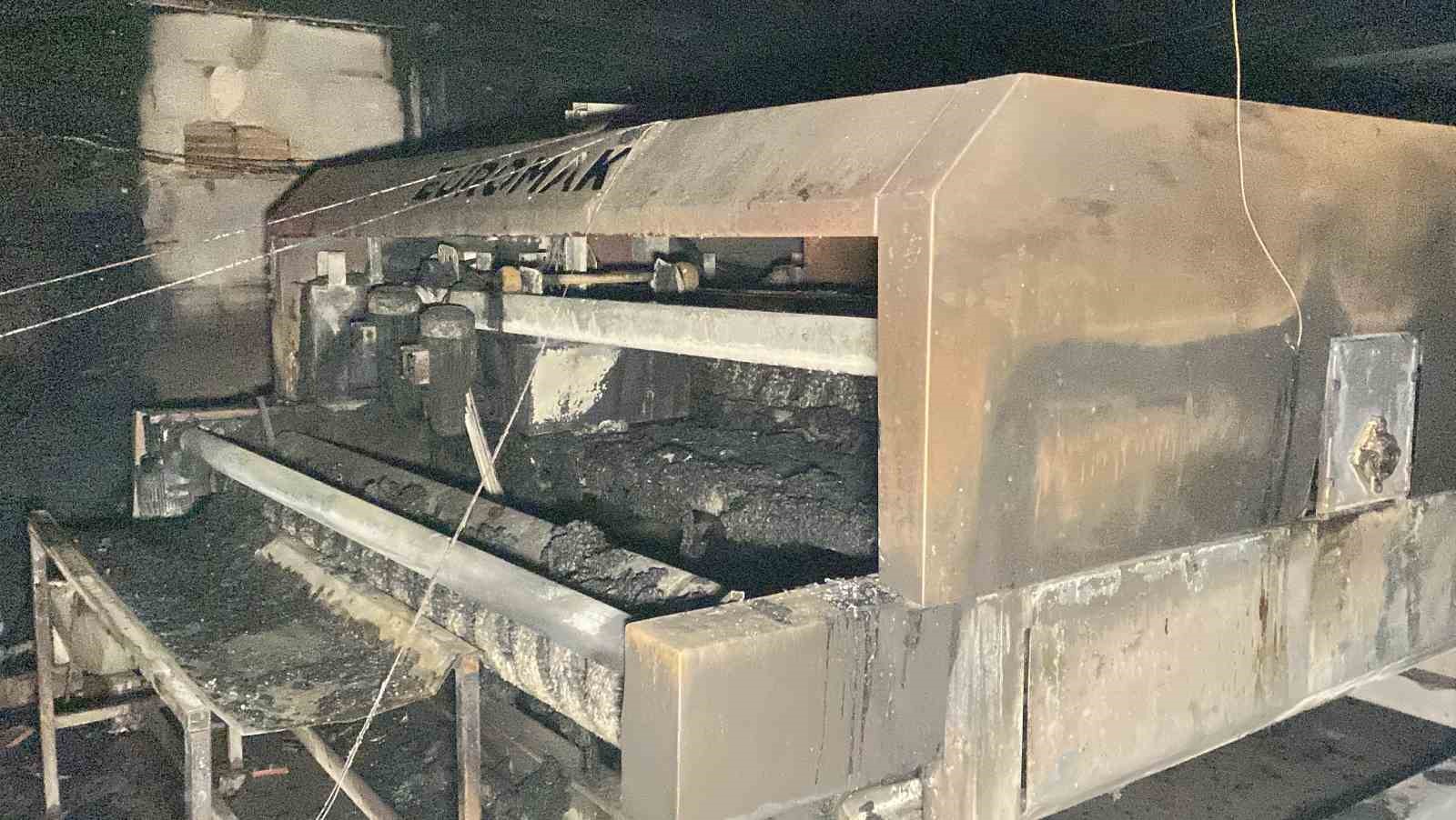 Çorum’da halı yıkama merkezinde yangın
