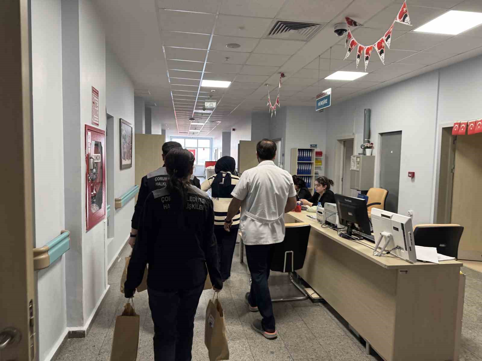 Çorum’da hasta ve yaşlılara hijyen paketi
