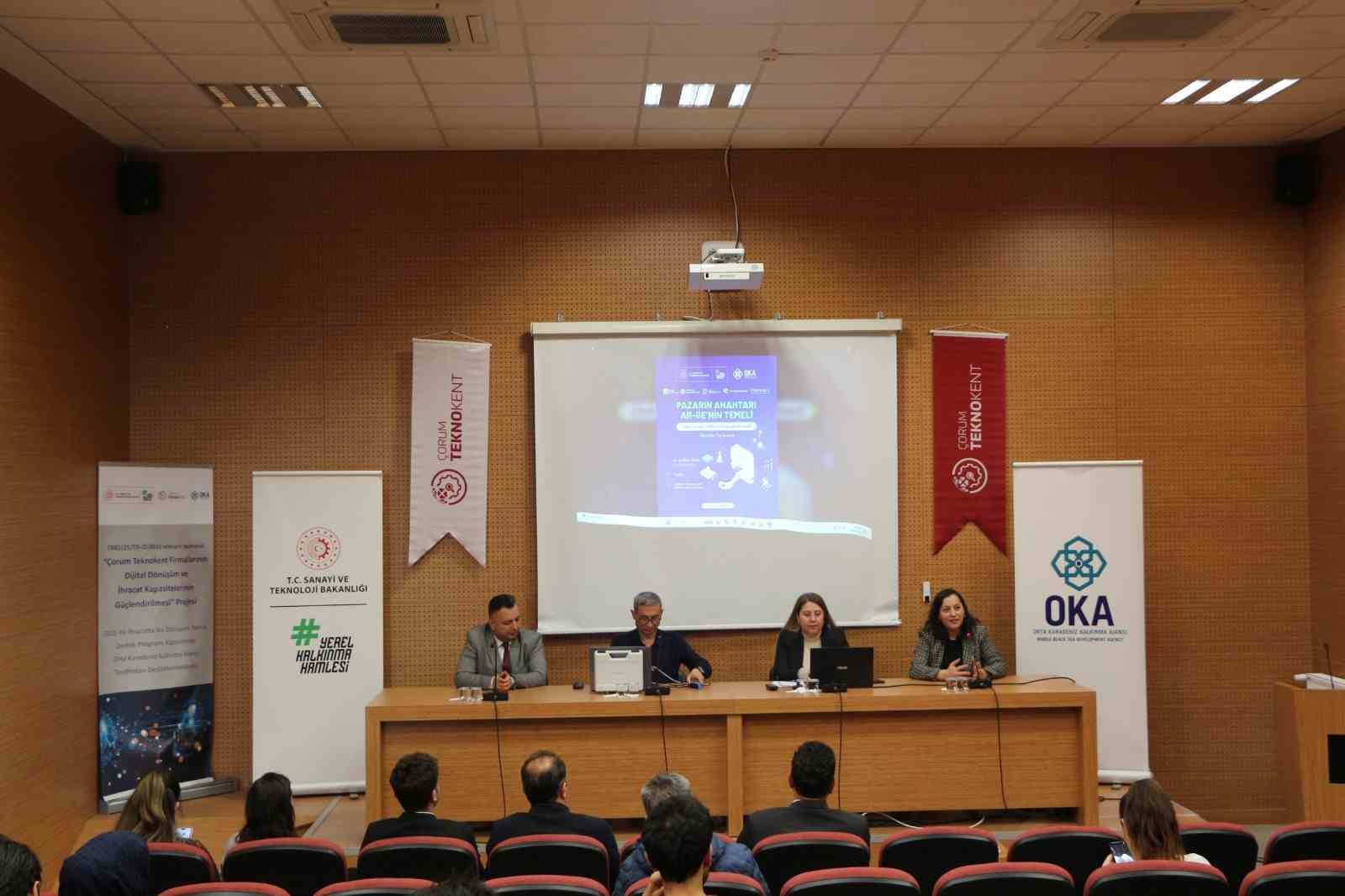 Çorum’da "Pazarın Anahtarı, Ar-Ge’nin Temeli: Fikri ve Sınai Mülkiyet Stratejileri" paneli
