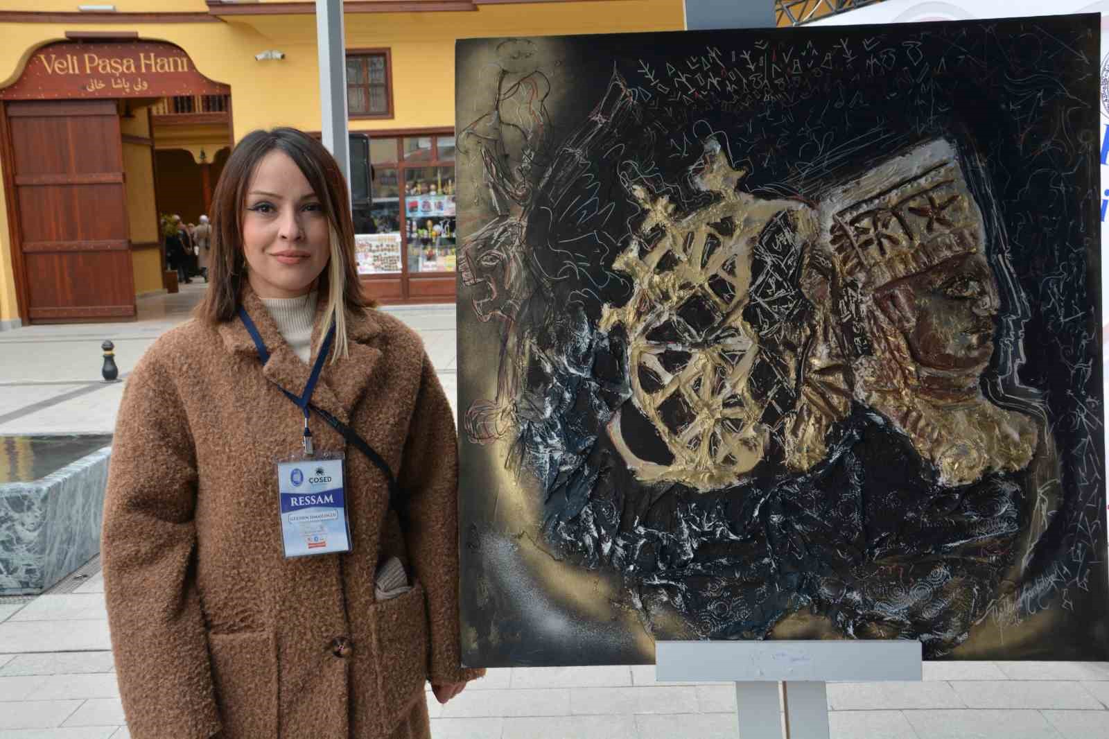 Çorum’da Puduhepa anısına görsel eserler sanatseverlerin beğenisine sunuldu
