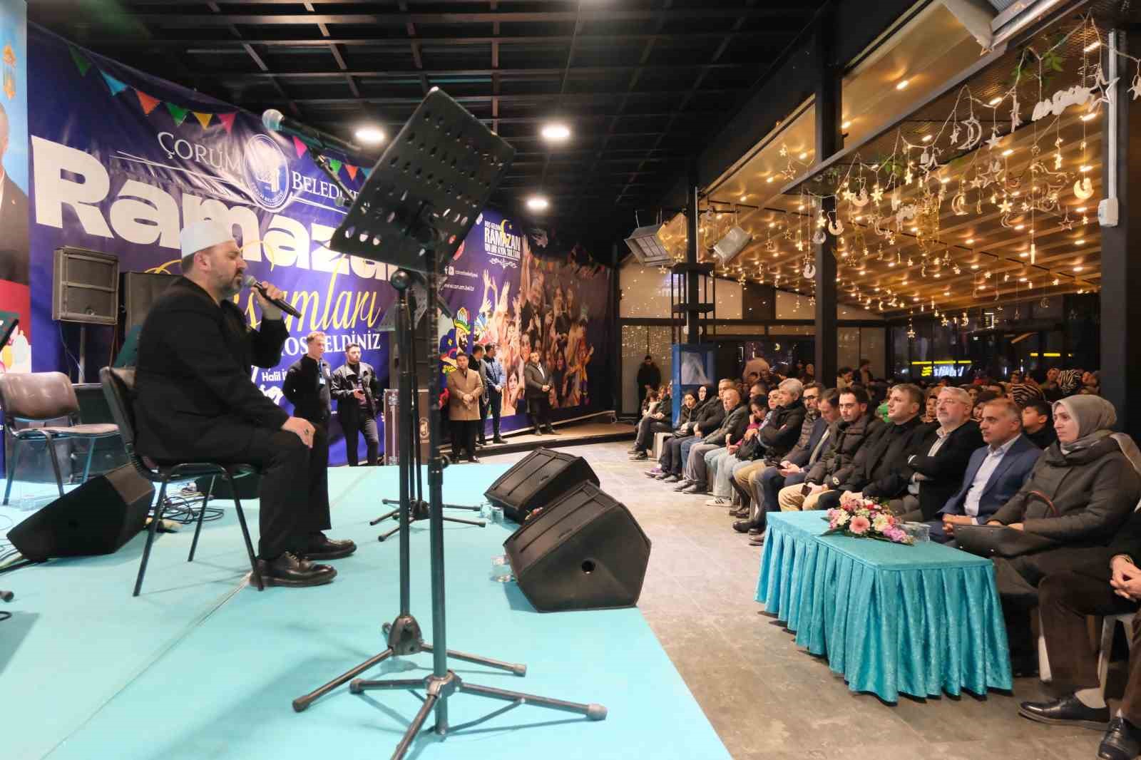 Çorum’da Ramazan akşamları dolu dolu geçecek
