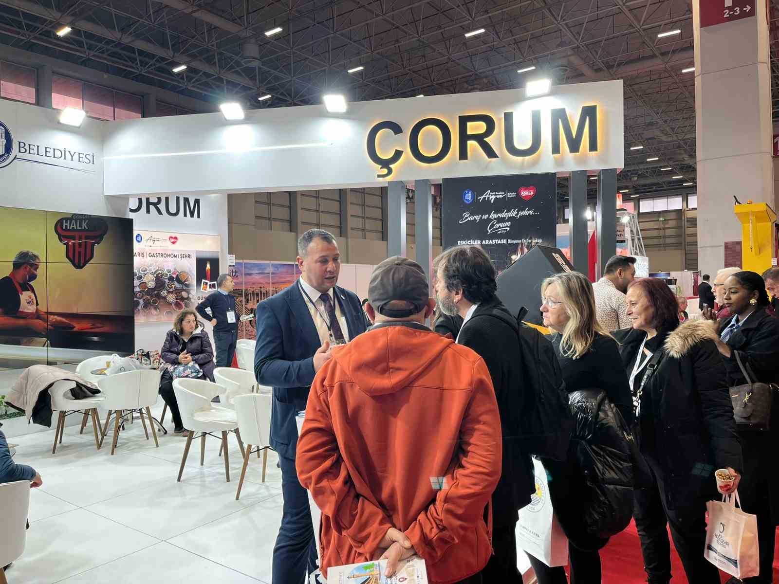 Çorum’un gastronomi zenginliği uluslararası fuarda tanıtıldı
