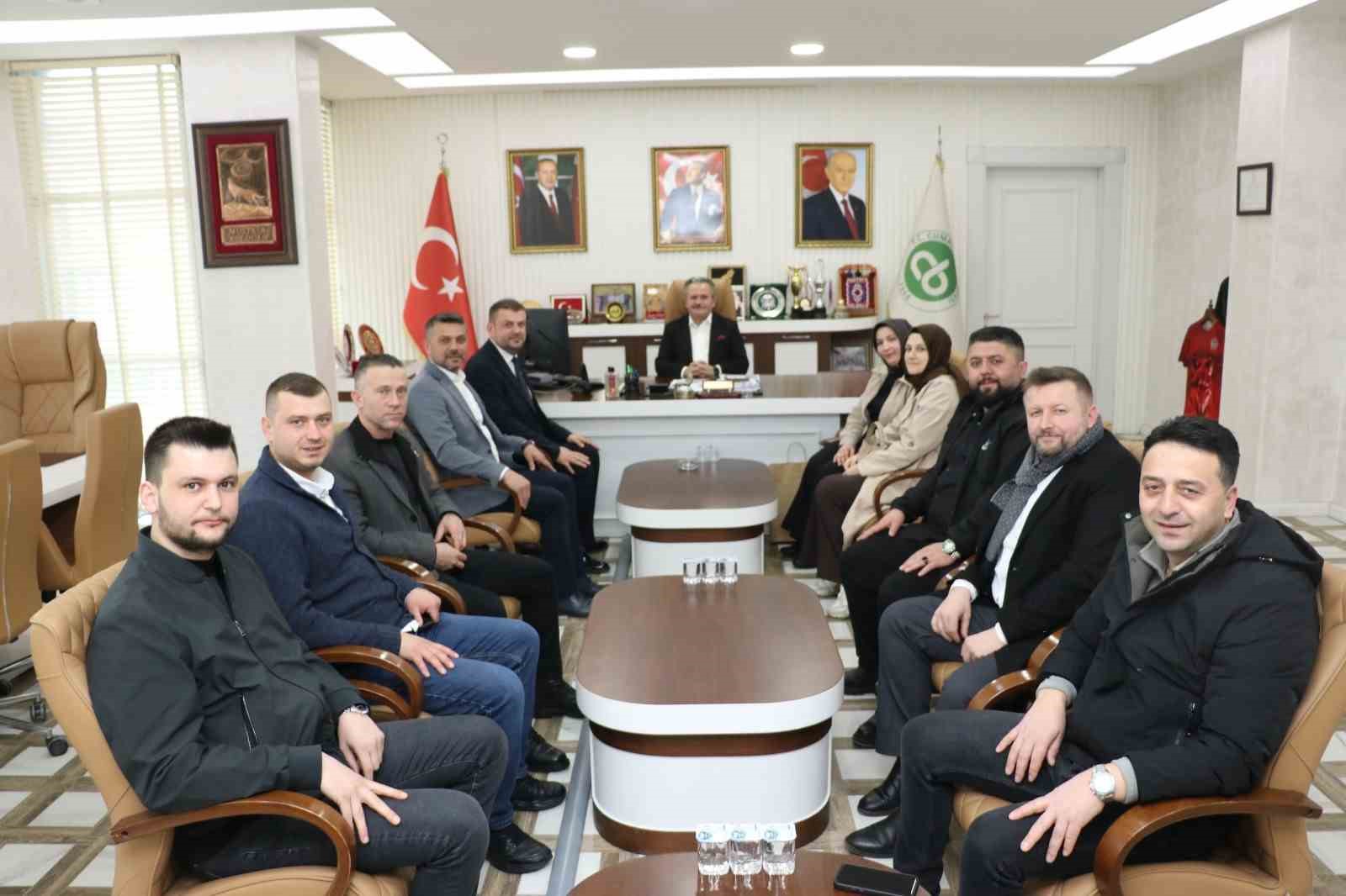 Cumayeri Esnaf ve Sanatkarlar Odasından anlamlı buluşma
