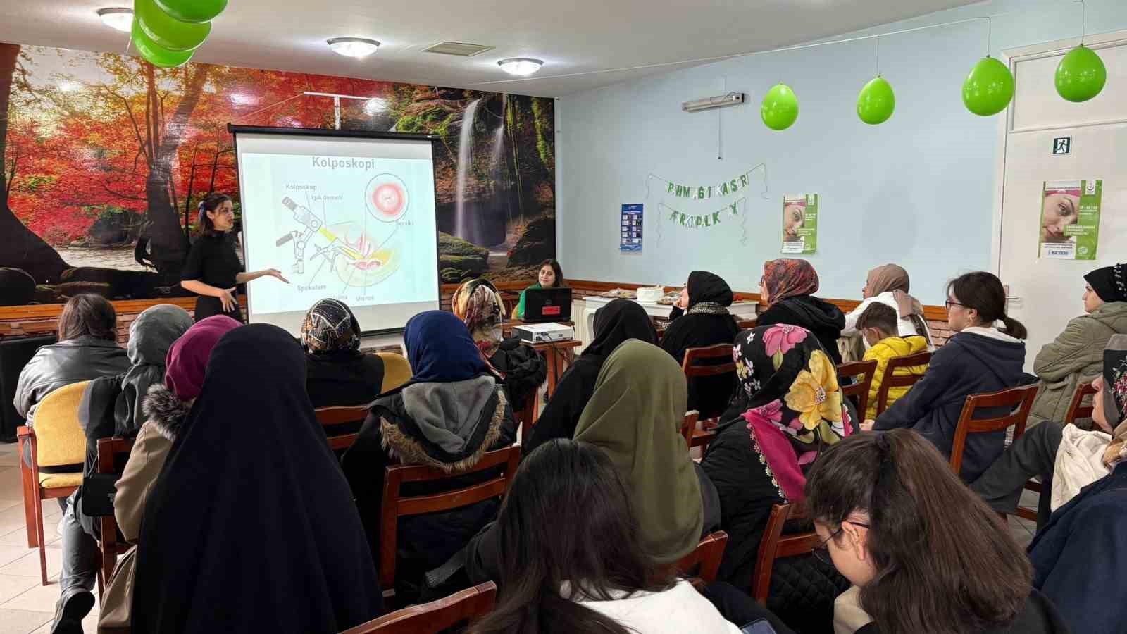 Cumayeri’nde kadınlara anlatıldı
