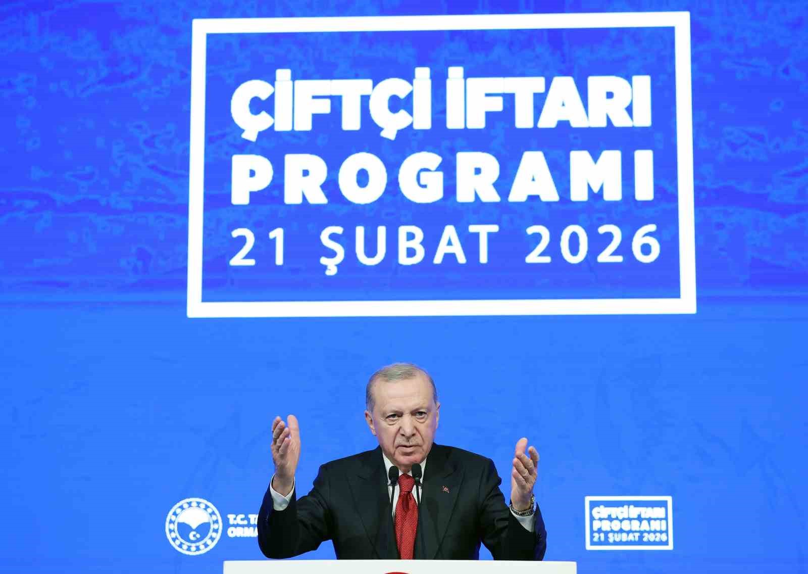Cumhurbaşkanı Erdoğan: "6 Mart’tan itibaren 81 milyar lira destek ödemelerini çiftçilerimizin hesaplarına aktaracağız"
