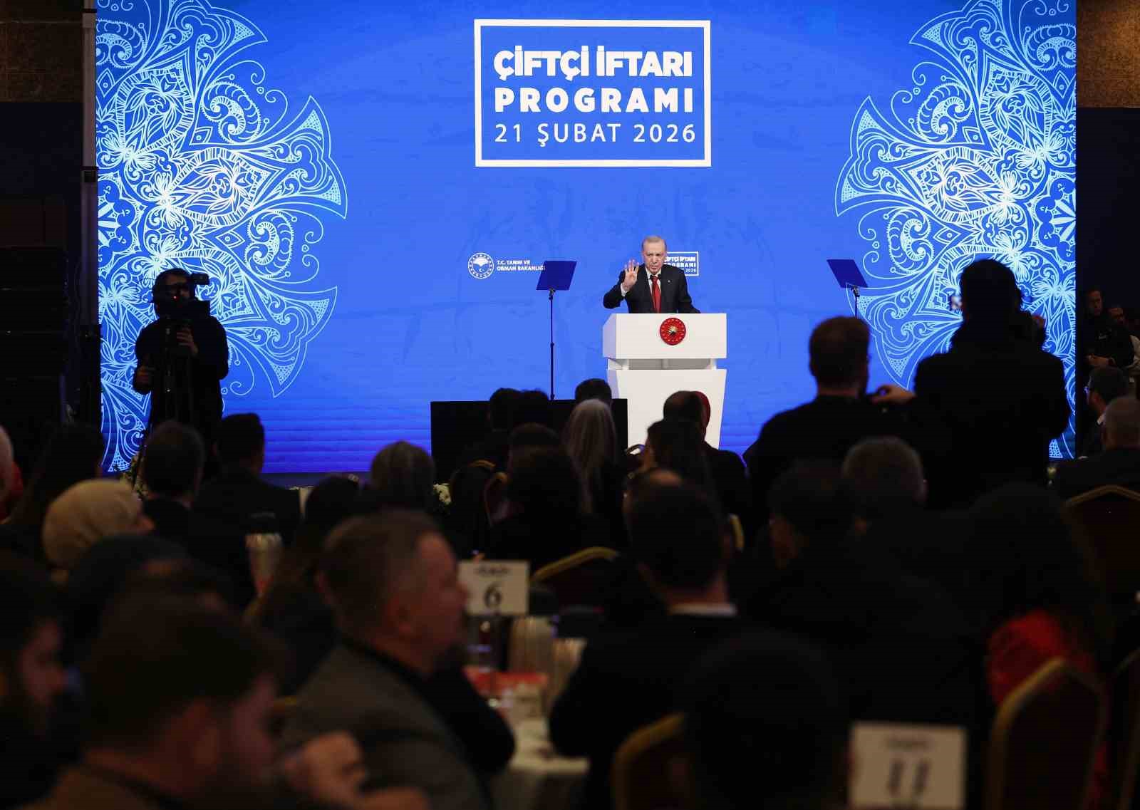 Cumhurbaşkanı Erdoğan: "6 Mart’tan itibaren 81 milyar lira destek ödemelerini çiftçilerimizin hesaplarına aktaracağız"
