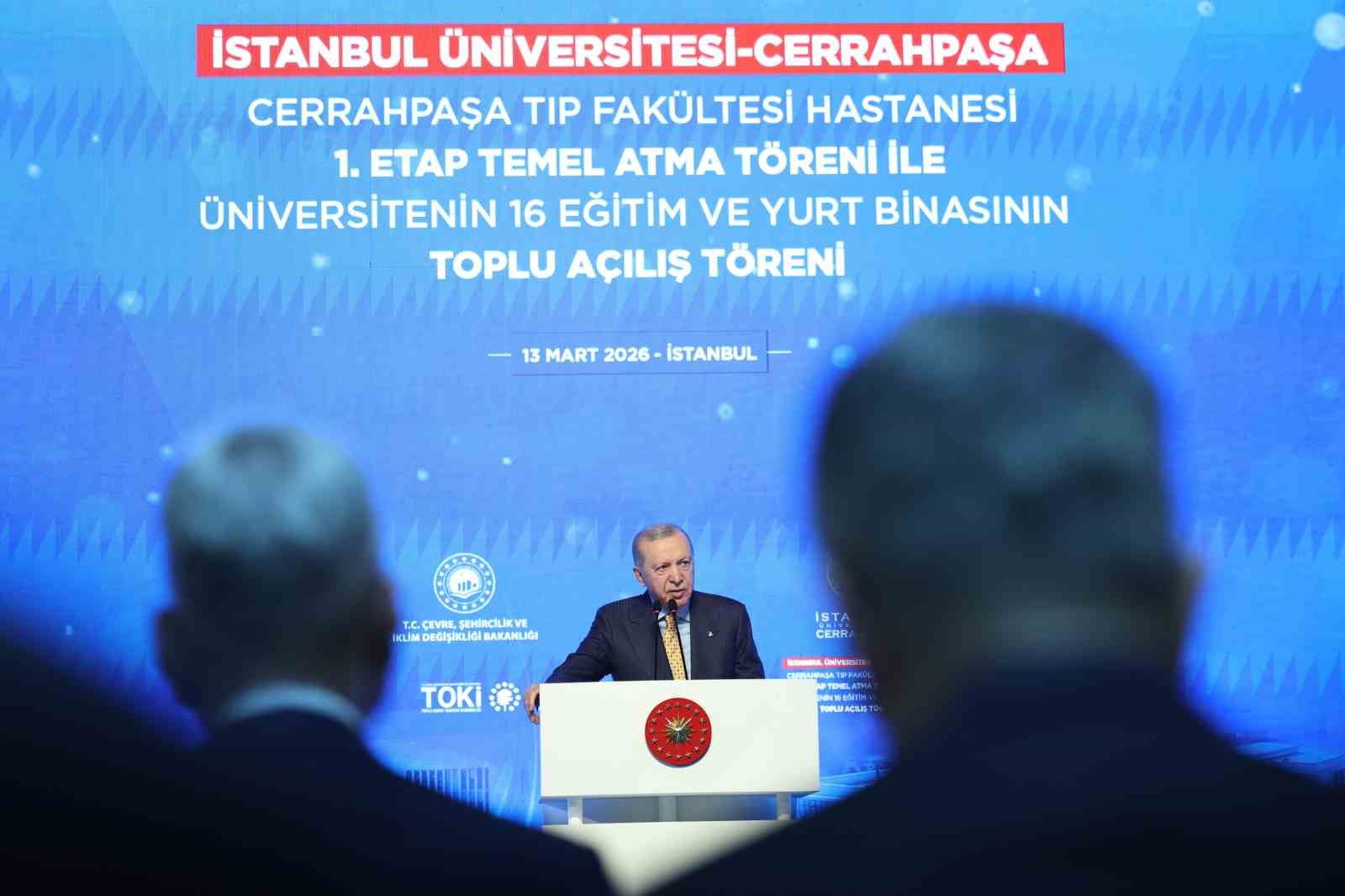 Cumhurbaşkanı Erdoğan: "Atatürk’ün adını güya dillerinden düşürmeyenler, Gazi Mustafa Kemal’in mirasına da sahip çıkmadı"
