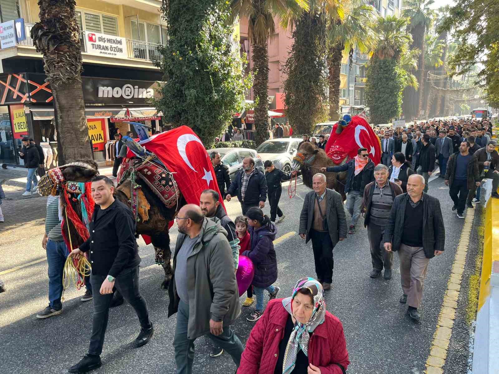 Cumhurbaşkanı Erdoğan, Aydın’da develerle karşılanacak
