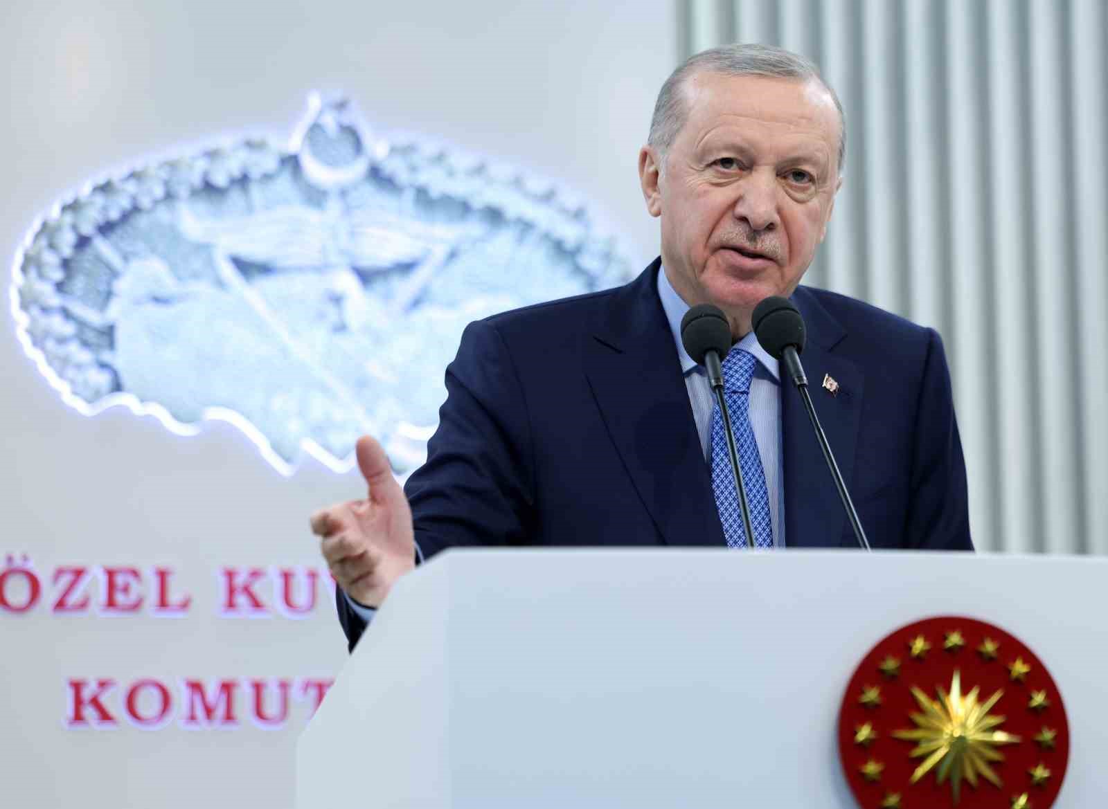 Cumhurbaşkanı Erdoğan: "Bu topraklarda huzur ve barış içinde yaşamak istiyorsak caydırıcılığımızı sürekli arttırmak zorundayız"
Cumhurbaşkanı Erdoğan: "Bu topraklarda huzur ve barış içinde yaşamak istiyorsak caydırıcılığımızı sürekli arttırmak zorundayız"