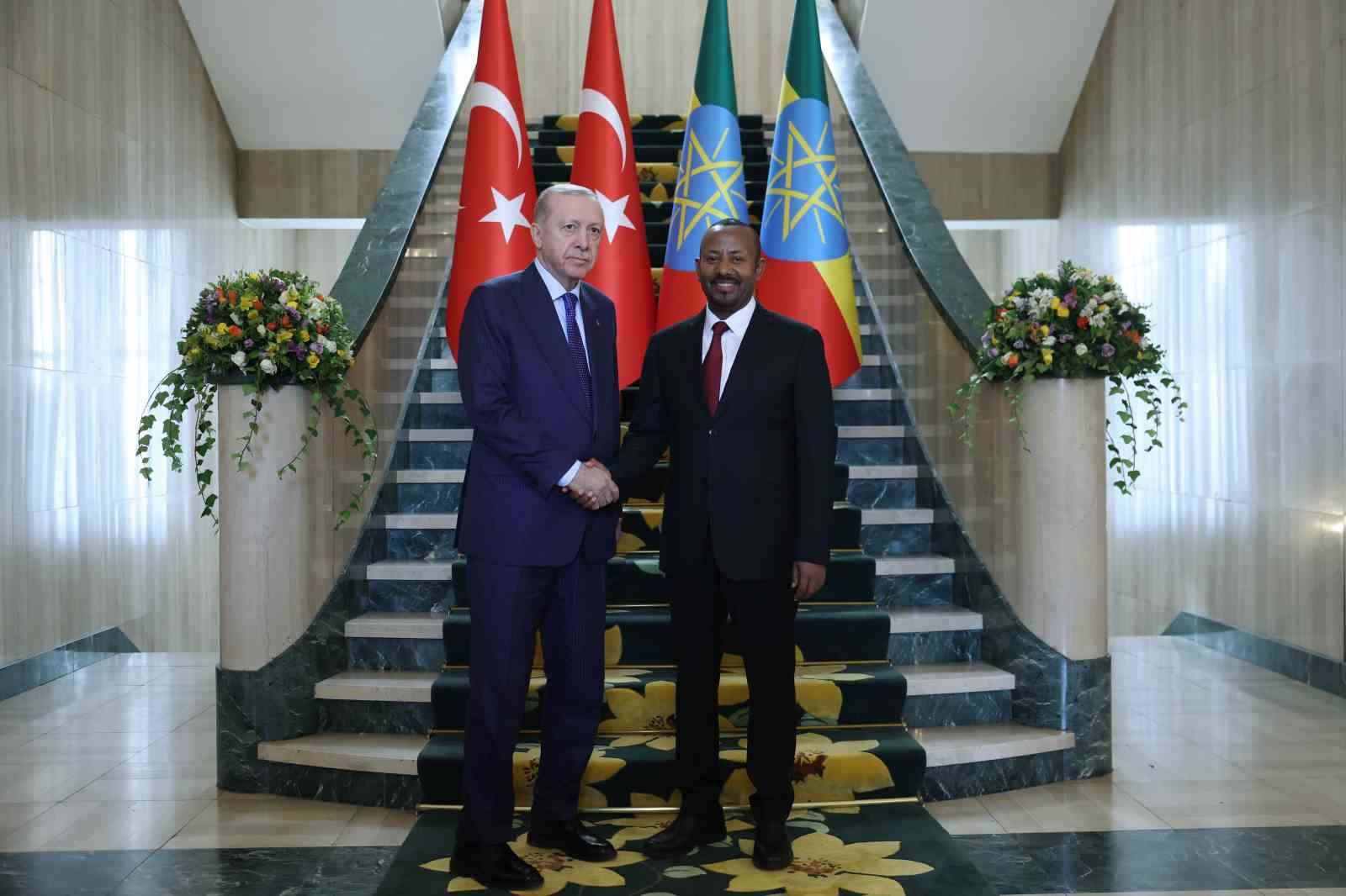 Cumhurbaşkanı Erdoğan, Etiyopya Başbakanı Ahmed Ali ile bir araya geldi
