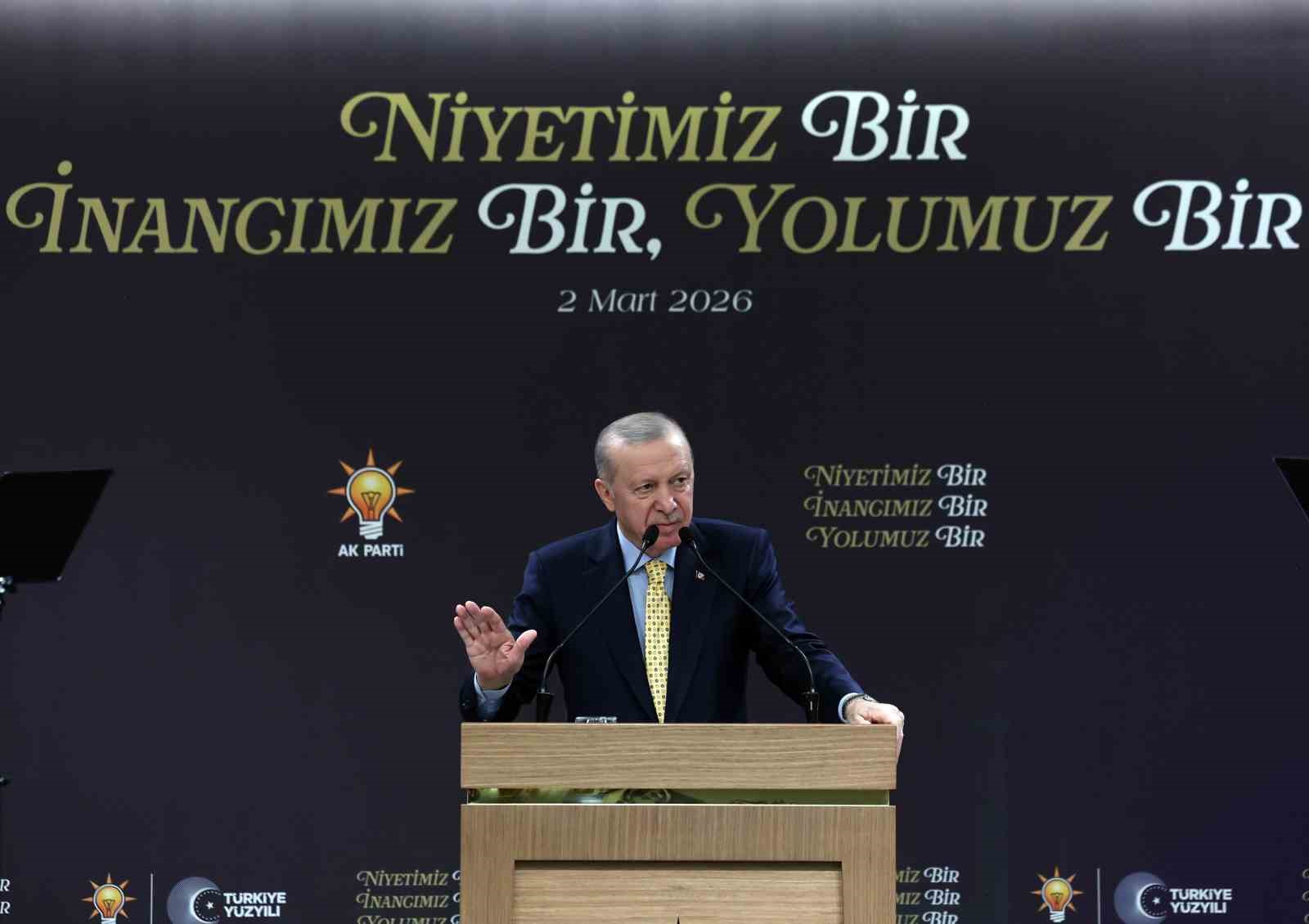 Cumhurbaşkanı Erdoğan: "Kan akmasın, gözyaşları dinsin, bölgemiz artık yıllardır hasretini çektiği kalıcı huzura kavuşsun istiyoruz"
