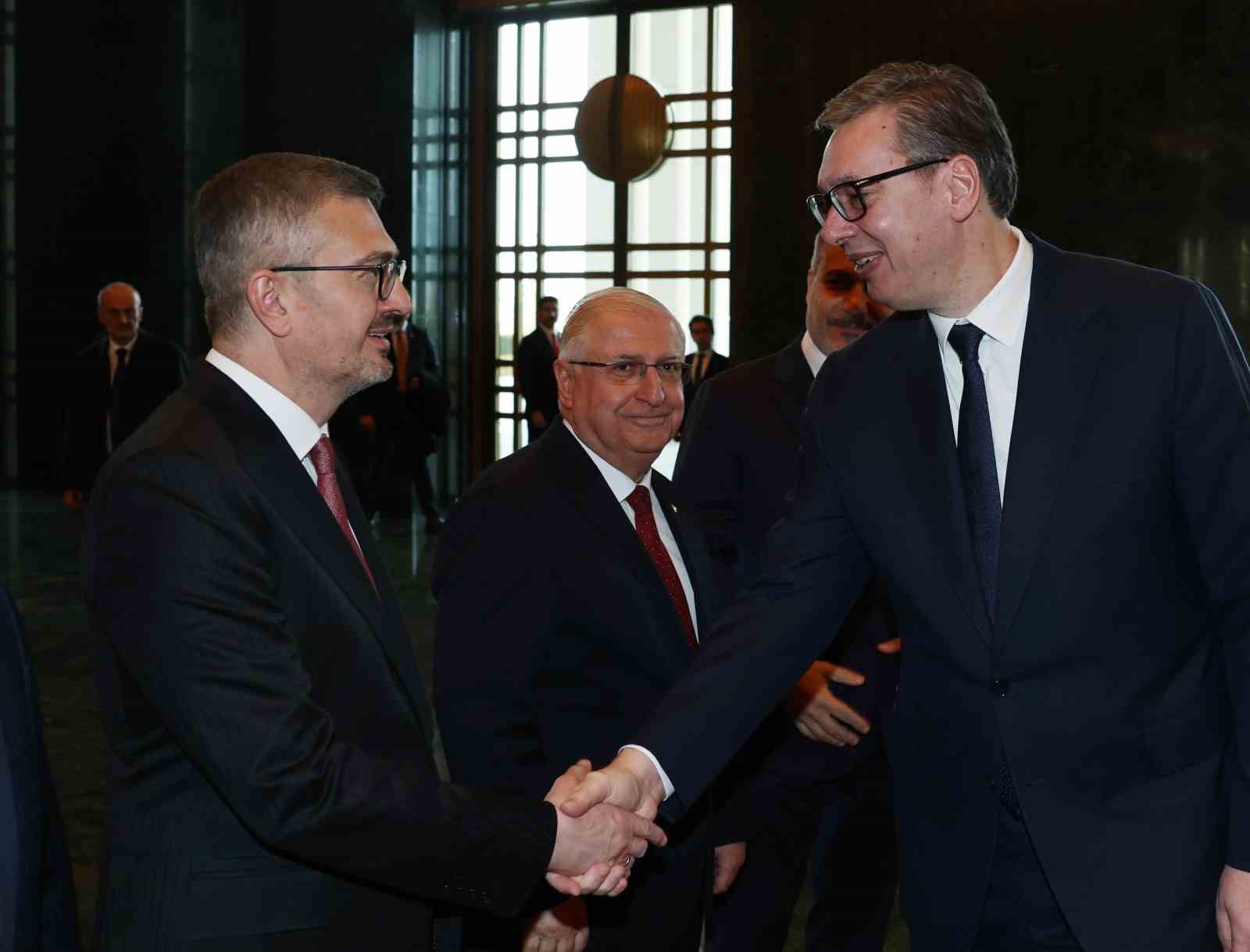 Cumhurbaşkanı Erdoğan, Sırbistan Cumhurbaşkanı Vucic ile bir araya geldi
