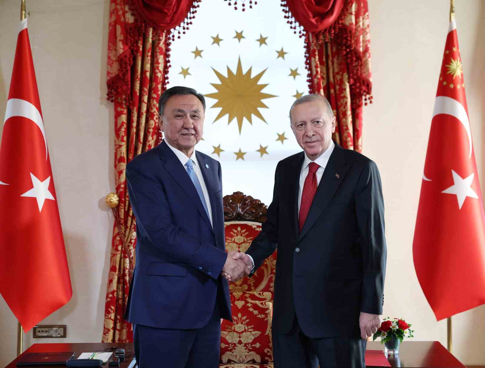 Cumhurbaşkanı Erdoğan, Türk Devletleri Teşkilatı heyetini kabul etti
