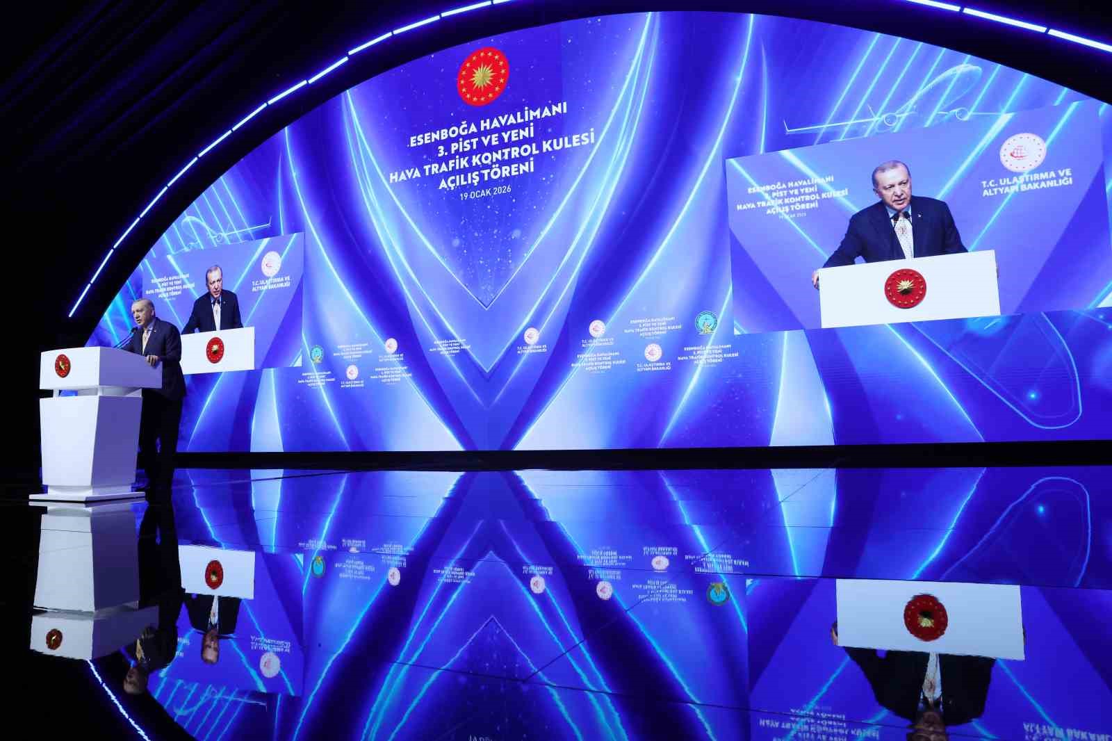 Cumhurbaşkanı Erdoğan: "Türkiye’yi dünyanın en geniş uçuş alanına sahip ülkelerinden biri yaptık"
