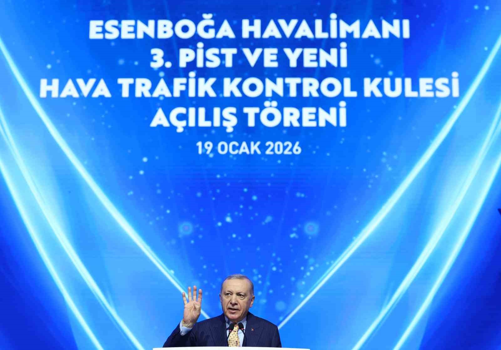 Cumhurbaşkanı Erdoğan: "Türkiye’yi dünyanın en geniş uçuş alanına sahip ülkelerinden biri yaptık"
