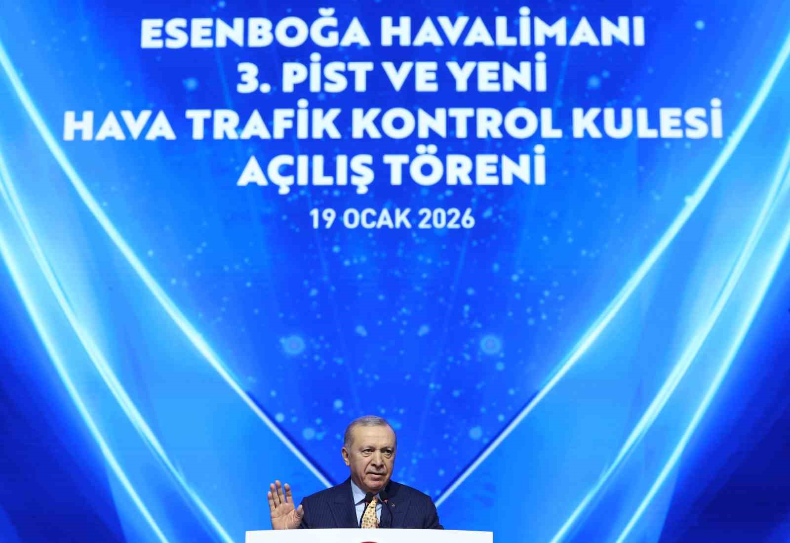 Cumhurbaşkanı Erdoğan: "Türkiye’yi dünyanın en geniş uçuş alanına sahip ülkelerinden biri yaptık"
