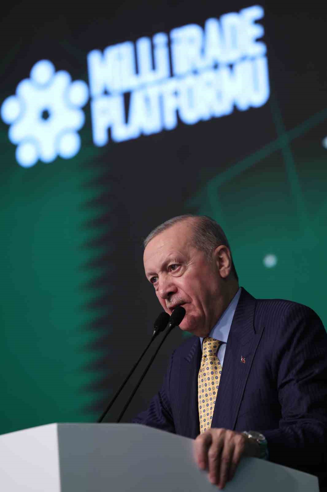 Cumhurbaşkanı Erdoğan: "Ülkemizi bu ateş çukurundan uzakta tutmak birinci önceliğimizdir"
