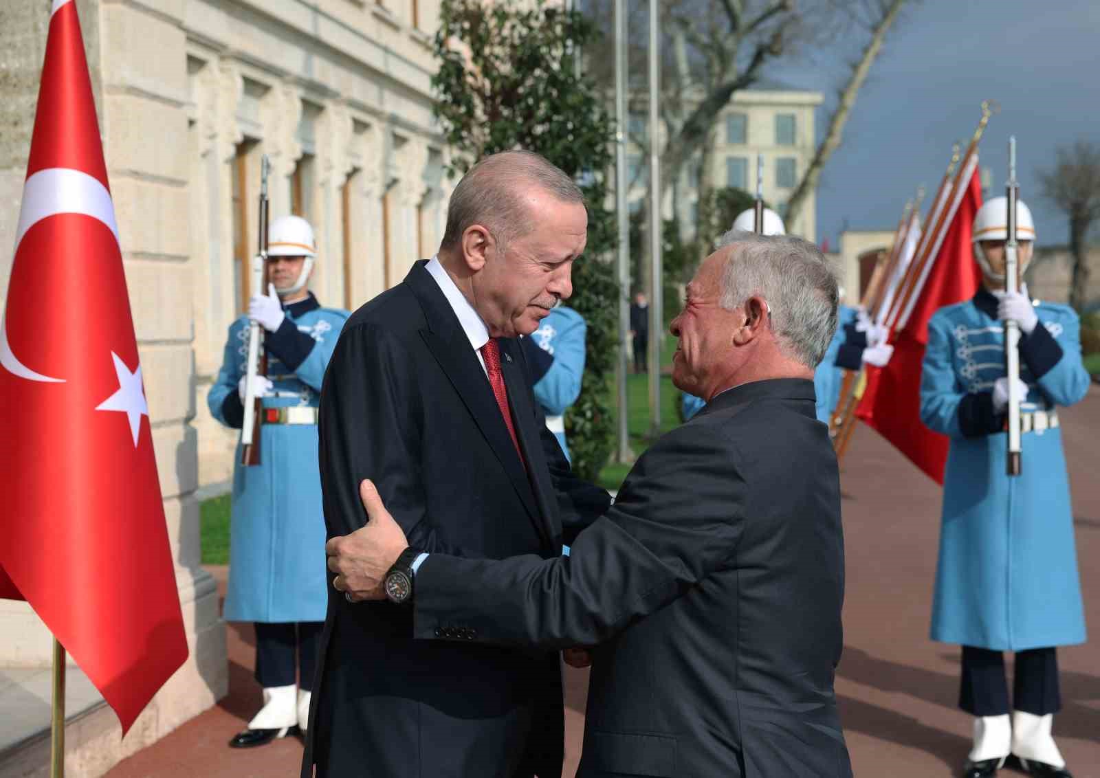 Cumhurbaşkanı Erdoğan, Ürdün Kralı 2. Abdullah ile bir araya geldi
