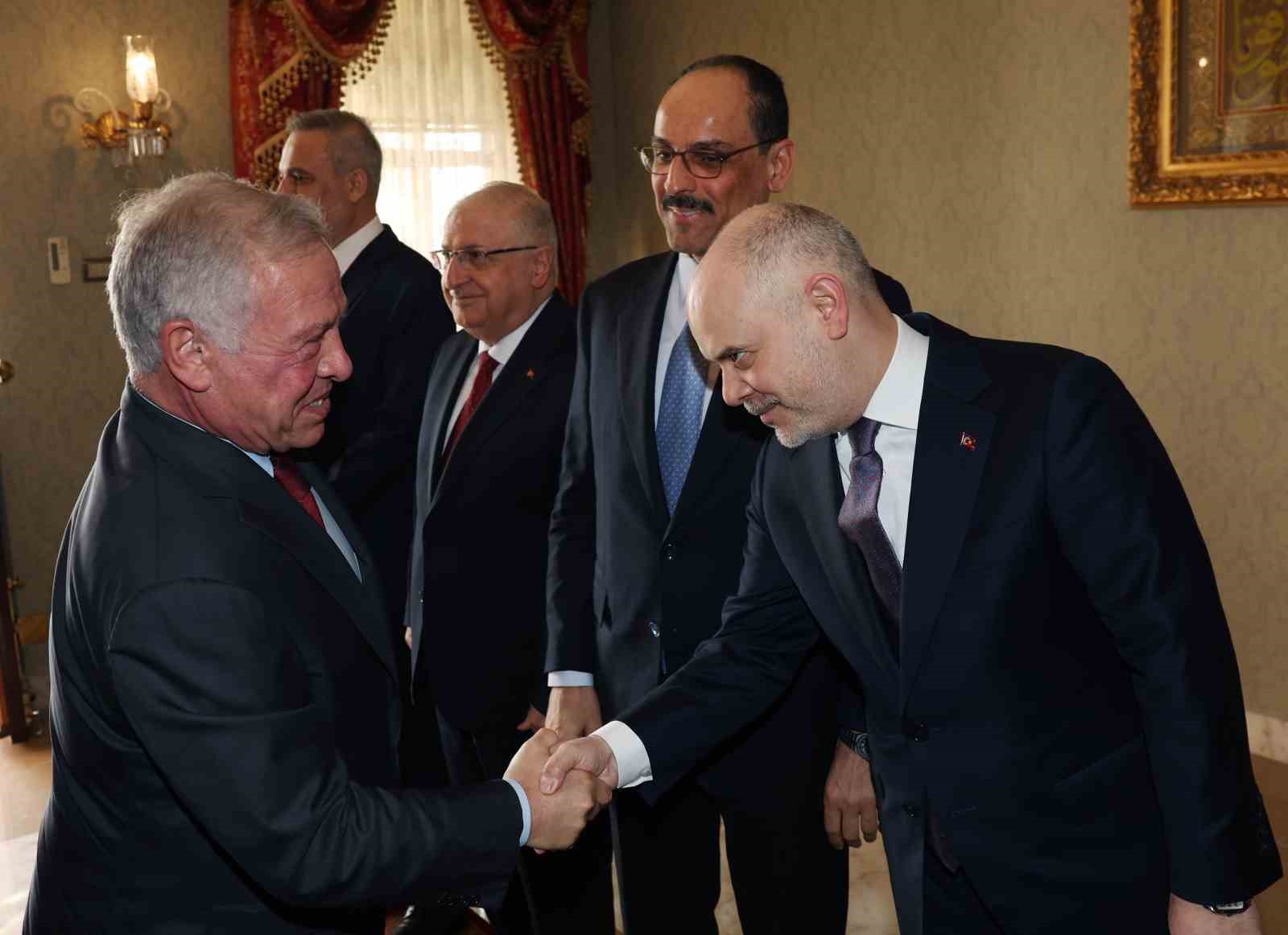 Cumhurbaşkanı Erdoğan, Ürdün Kralı 2. Abdullah ile bir araya geldi
