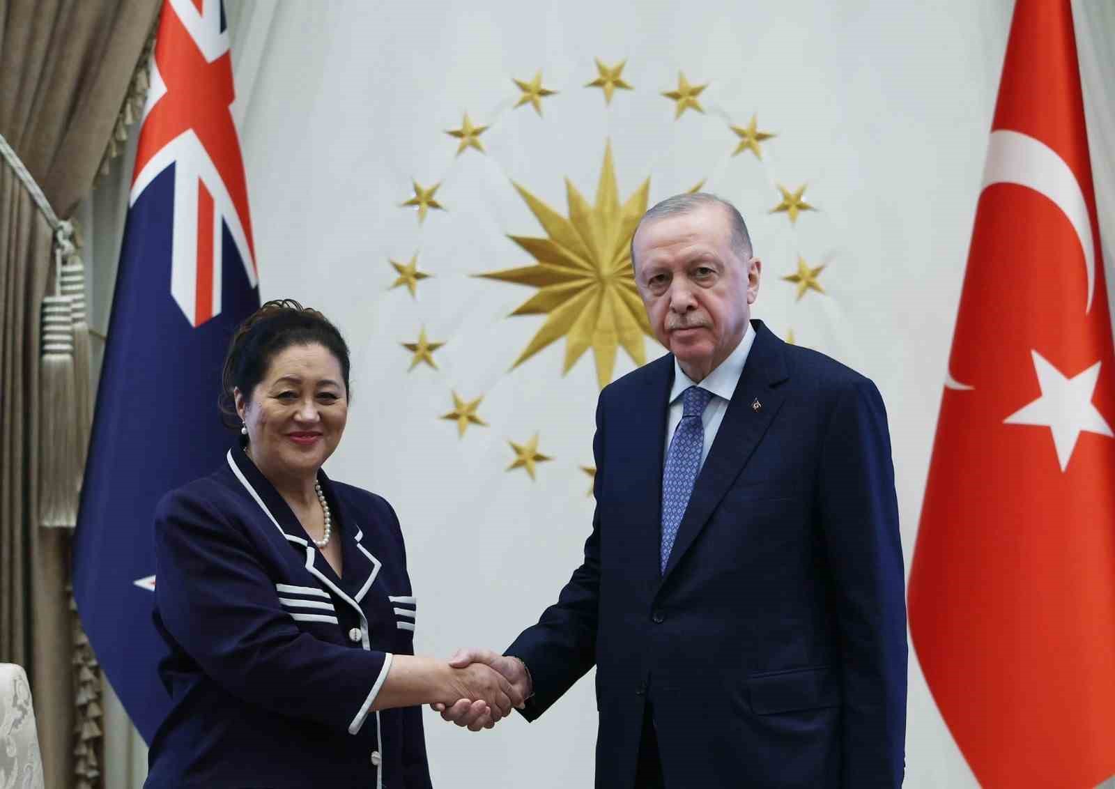 Cumhurbaşkanı Erdoğan, Yeni Zelanda Genel Valisi Kiro’yu kabul etti
