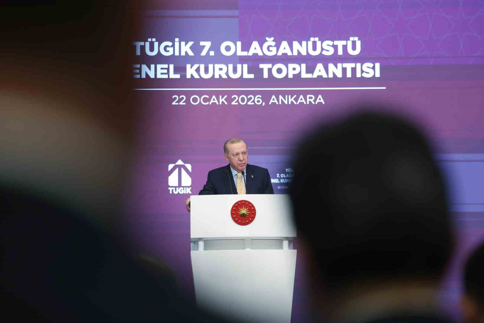 Cumhurbaşkanı Erdoğan: "Yeniden şekillenen dünya düzeninde kutup başlarından birisi inşallah Türkiye’miz olacak"
Cumhurbaşkanı Erdoğan: "Yeniden şekillenen dünya düzeninde kutup başlarından birisi inşallah Türkiye’miz olacak"