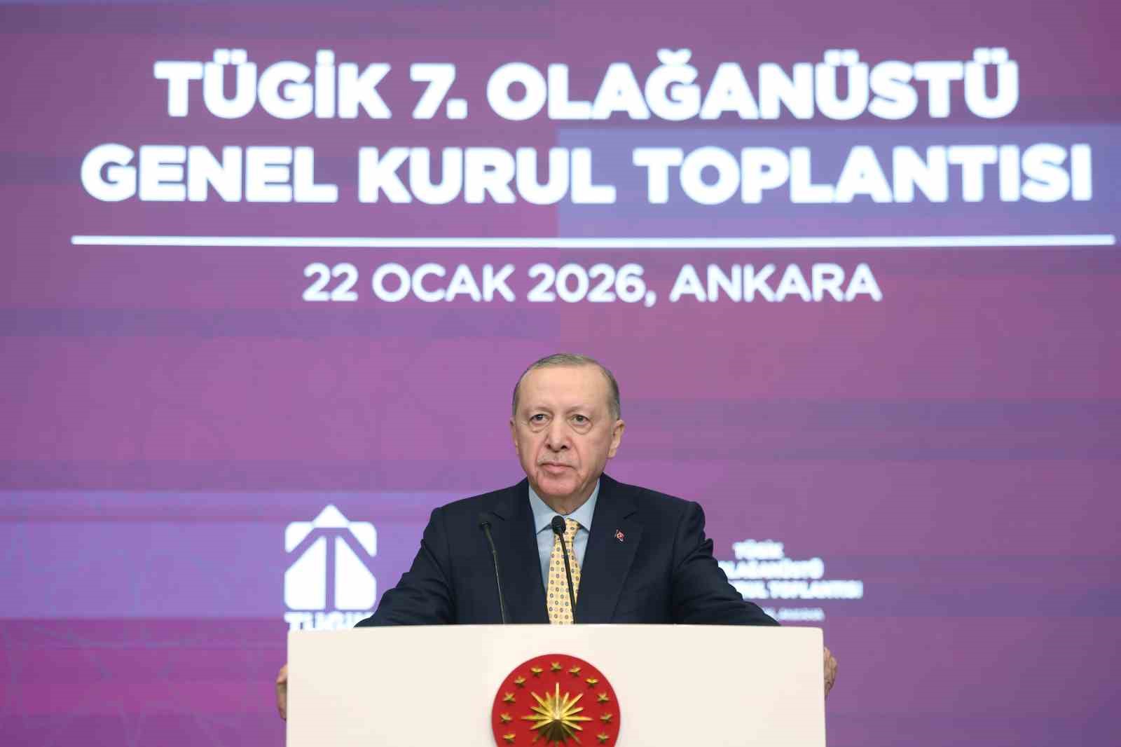 Cumhurbaşkanı Erdoğan: "Yeniden şekillenen dünya düzeninde kutup başlarından birisi inşallah Türkiye’miz olacak"
Cumhurbaşkanı Erdoğan: "Yeniden şekillenen dünya düzeninde kutup başlarından birisi inşallah Türkiye’miz olacak"