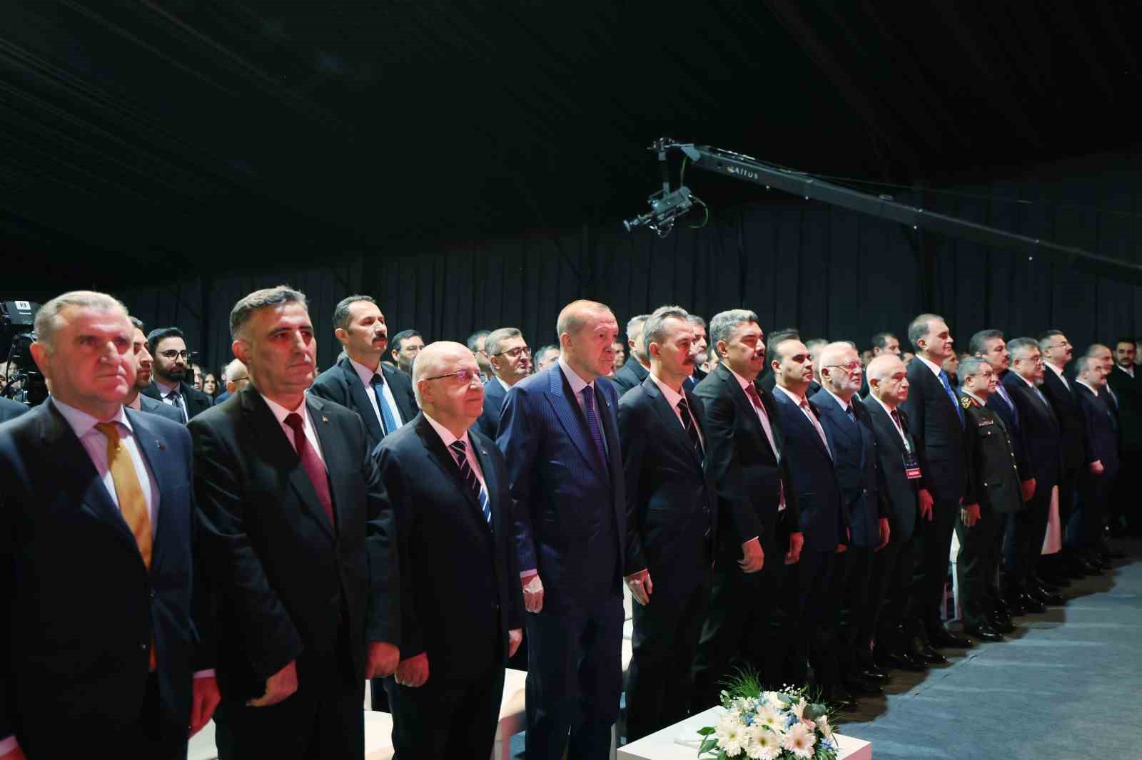 Cumhurbaşkanı Erdoğan’ın katılımıyla SANCAR SİDA hizmete alındı
