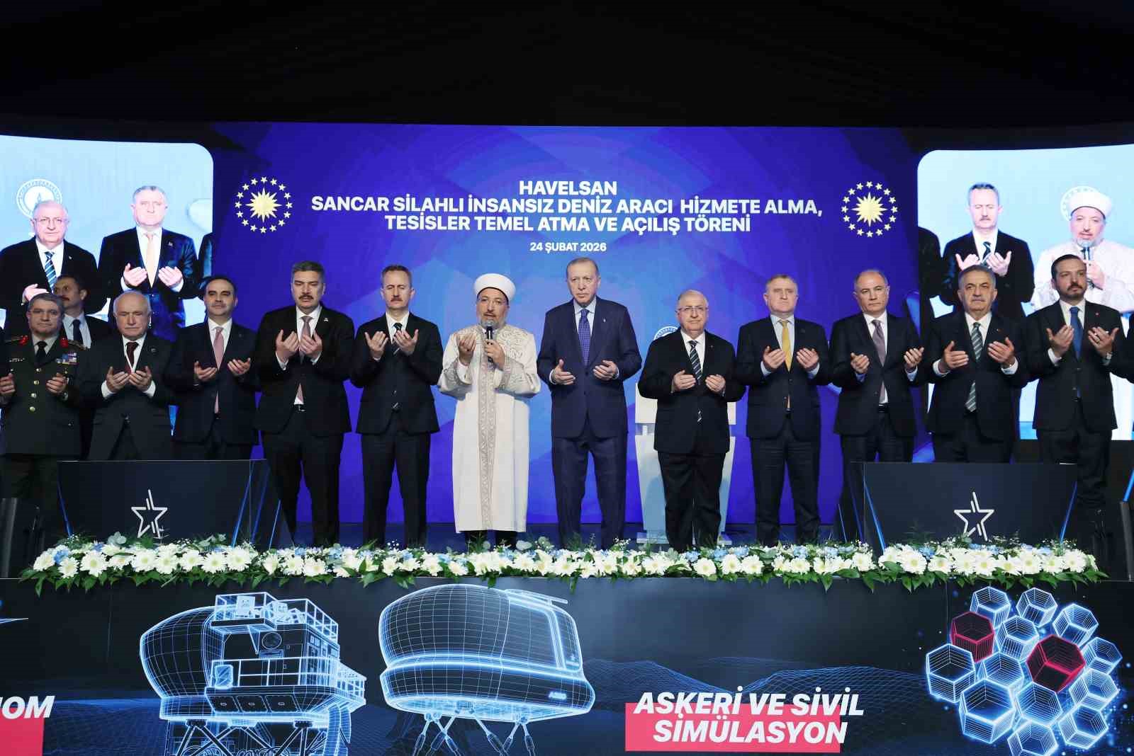 Cumhurbaşkanı Erdoğan’ın katılımıyla SANCAR SİDA hizmete alındı
