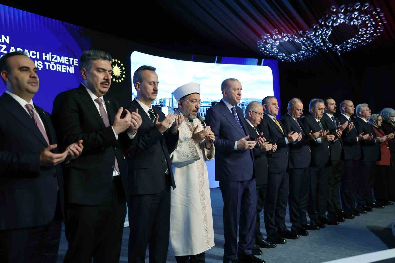 Cumhurbaşkanı Erdoğan’ın katılımıyla SANCAR SİDA hizmete alındı
