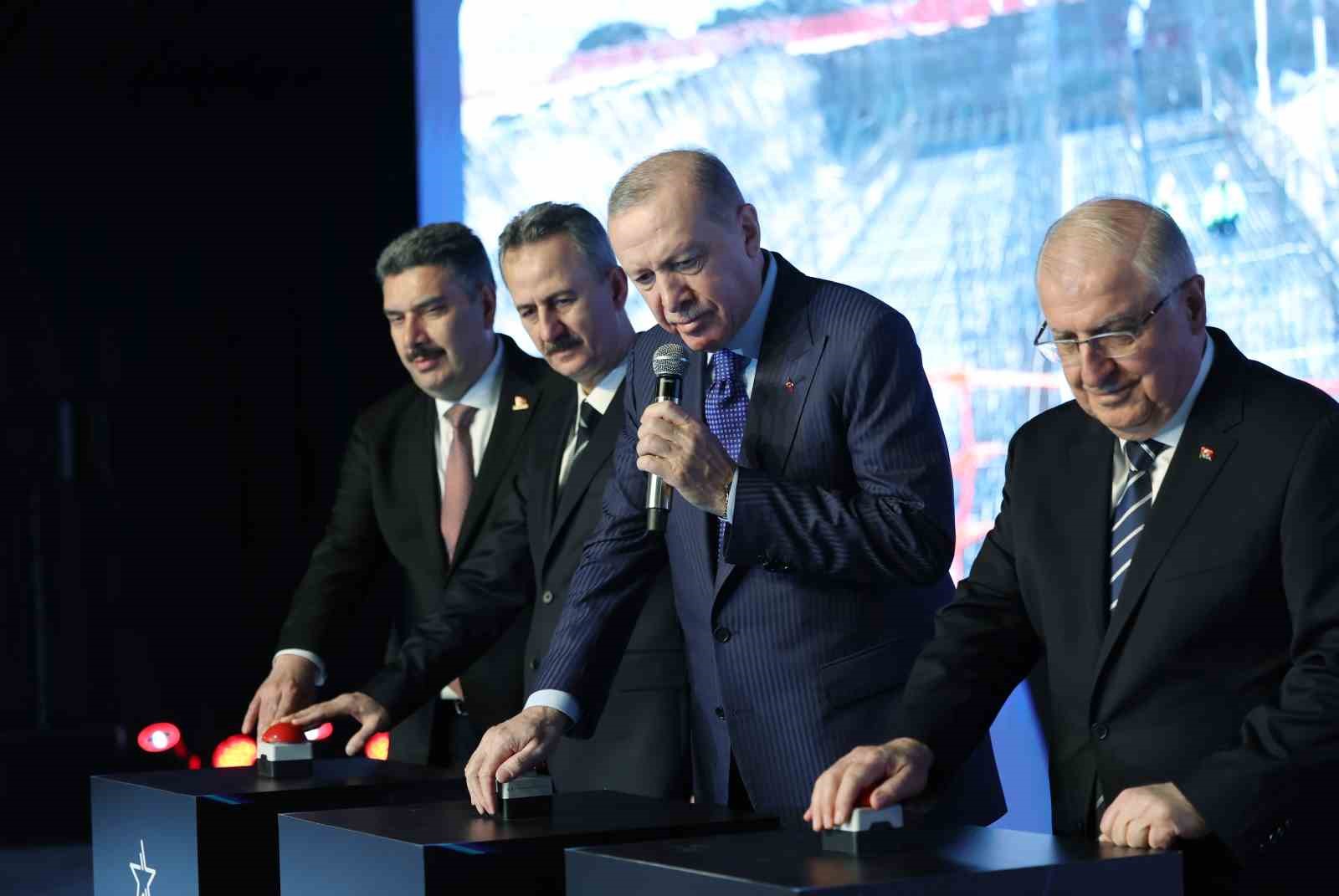 Cumhurbaşkanı Erdoğan’ın katılımıyla SANCAR SİDA hizmete alındı
