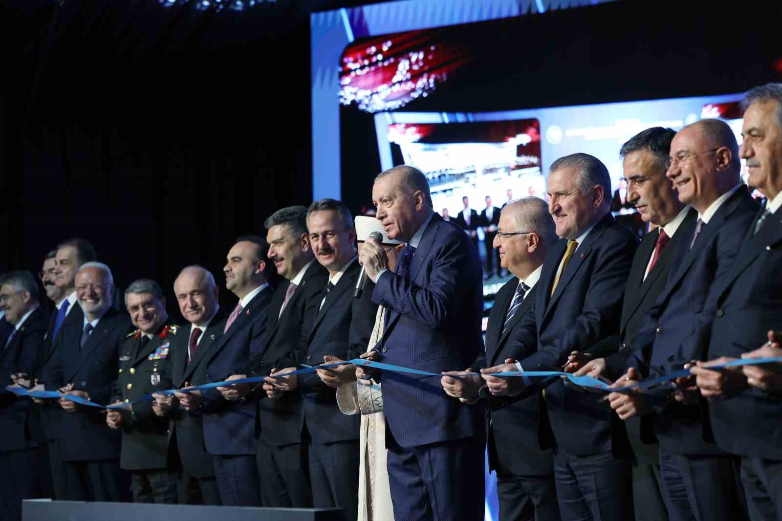 Cumhurbaşkanı Erdoğan’ın katılımıyla SANCAR SİDA hizmete alındı
