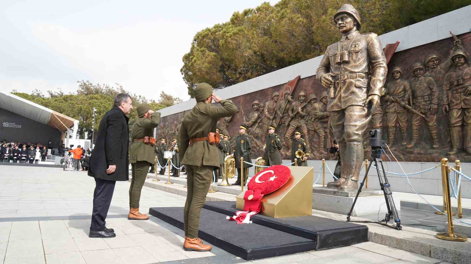 Cumhurbaşkanı Yardımcısı Yılmaz: "Azimle inşa ettiğimiz Türkiye Yüzyılı’nın da en sağlam dayanağı Çanakkale ruhudur"
