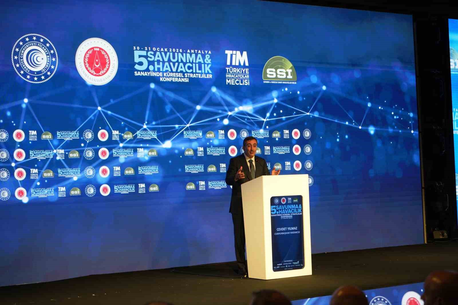 Cumhurbaşkanı Yardımcısı Yılmaz: "Geçmişte paramızı ödediğimiz halde alamadığımız ürünleri bugün dünyaya satıyoruz"
Cumhurbaşkanı Yardımcısı Yılmaz: "Geçmişte paramızı ödediğimiz halde alamadığımız ürünleri bugün dünyaya satıyoruz"