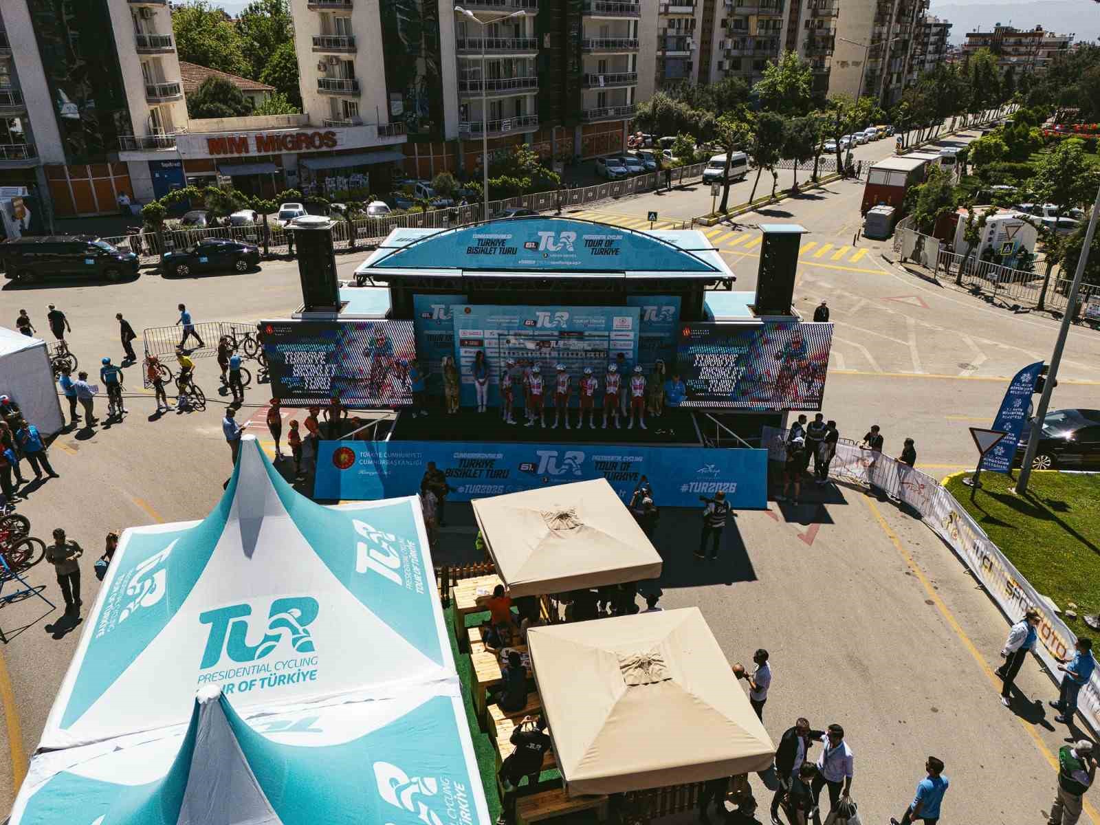 Cumhurbaşkanlığı Bisiklet Turu’nun ikinci etabı, Aydın’dan start aldı
