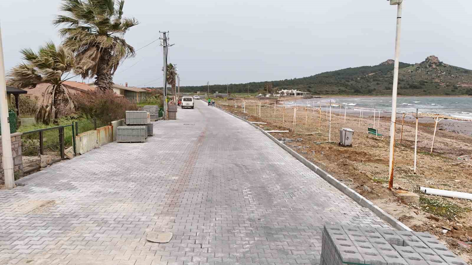 Cunda Adası’nda yol hamlesi
