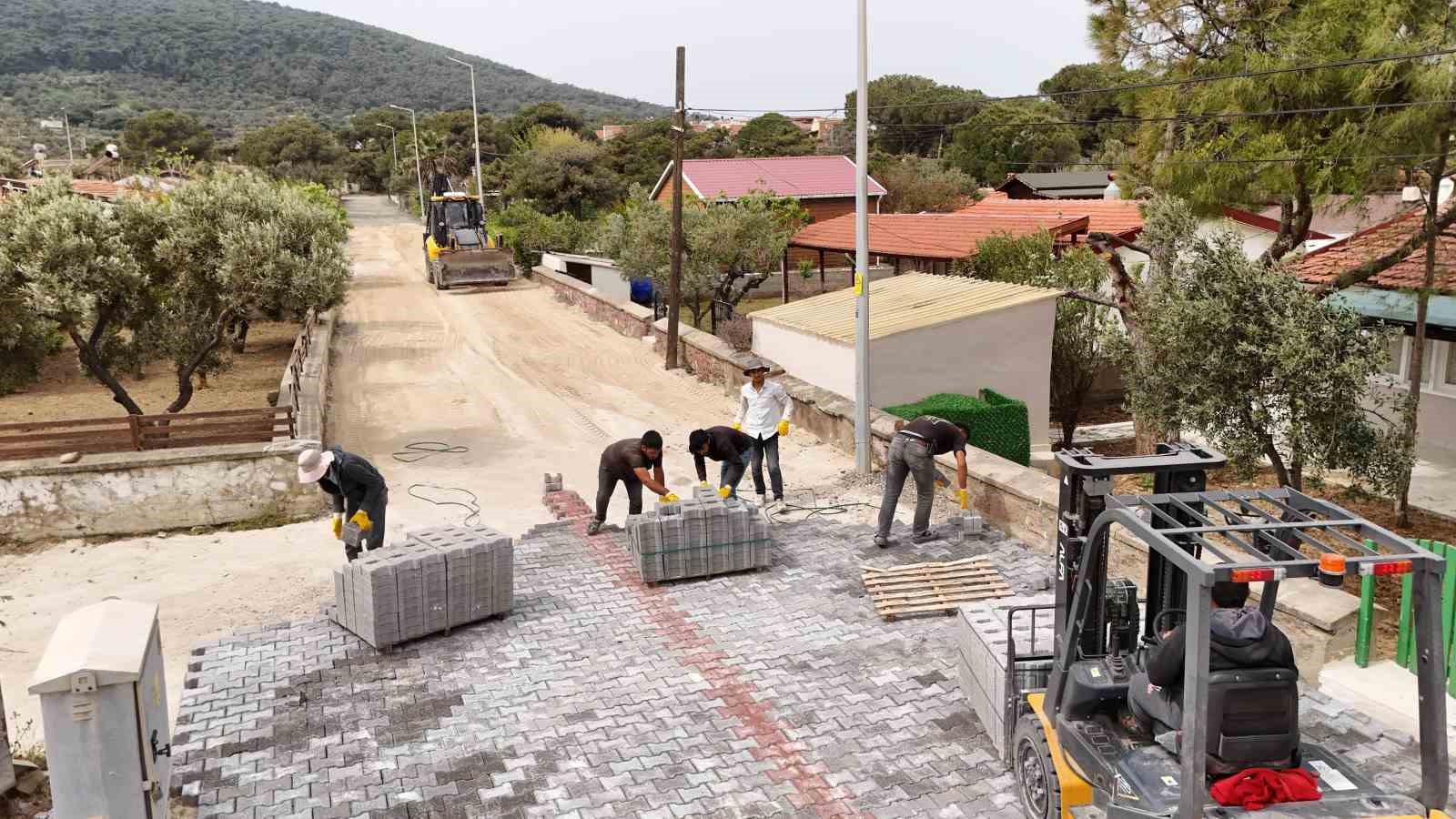 Cunda Adası’nda yol hamlesi
