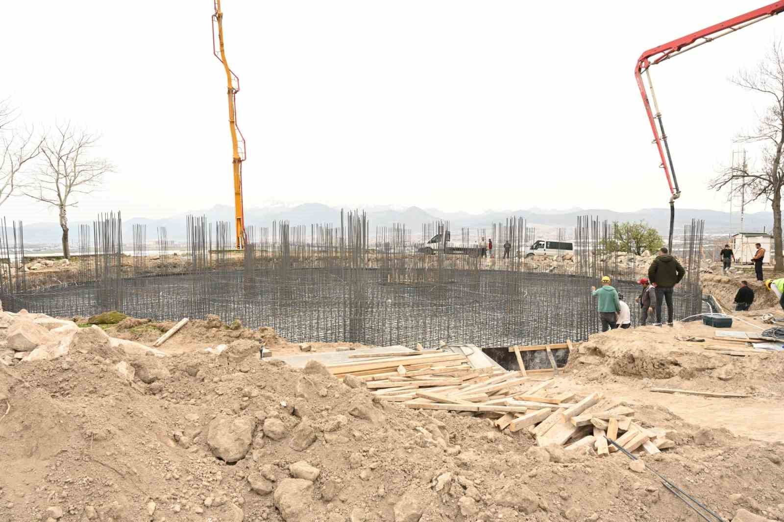 Çünür Tepesi’ne restoran ve sosyal tesis inşa ediliyor
