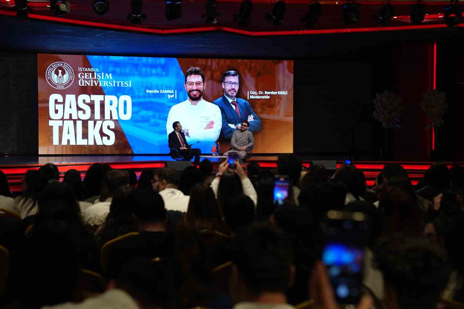 Danilo Zanna, gastronomi kariyerine dair deneyimlerini öğrencilerle paylaştı
