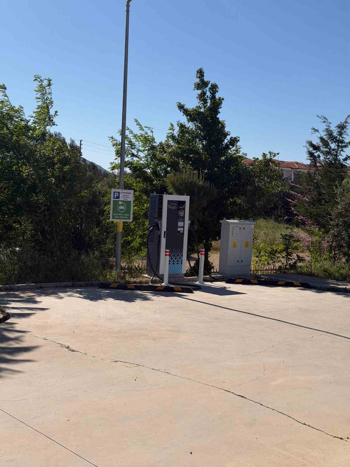 Datça Devlet Hastanesi’nde elektrikli araç şarj dönemi başladı
