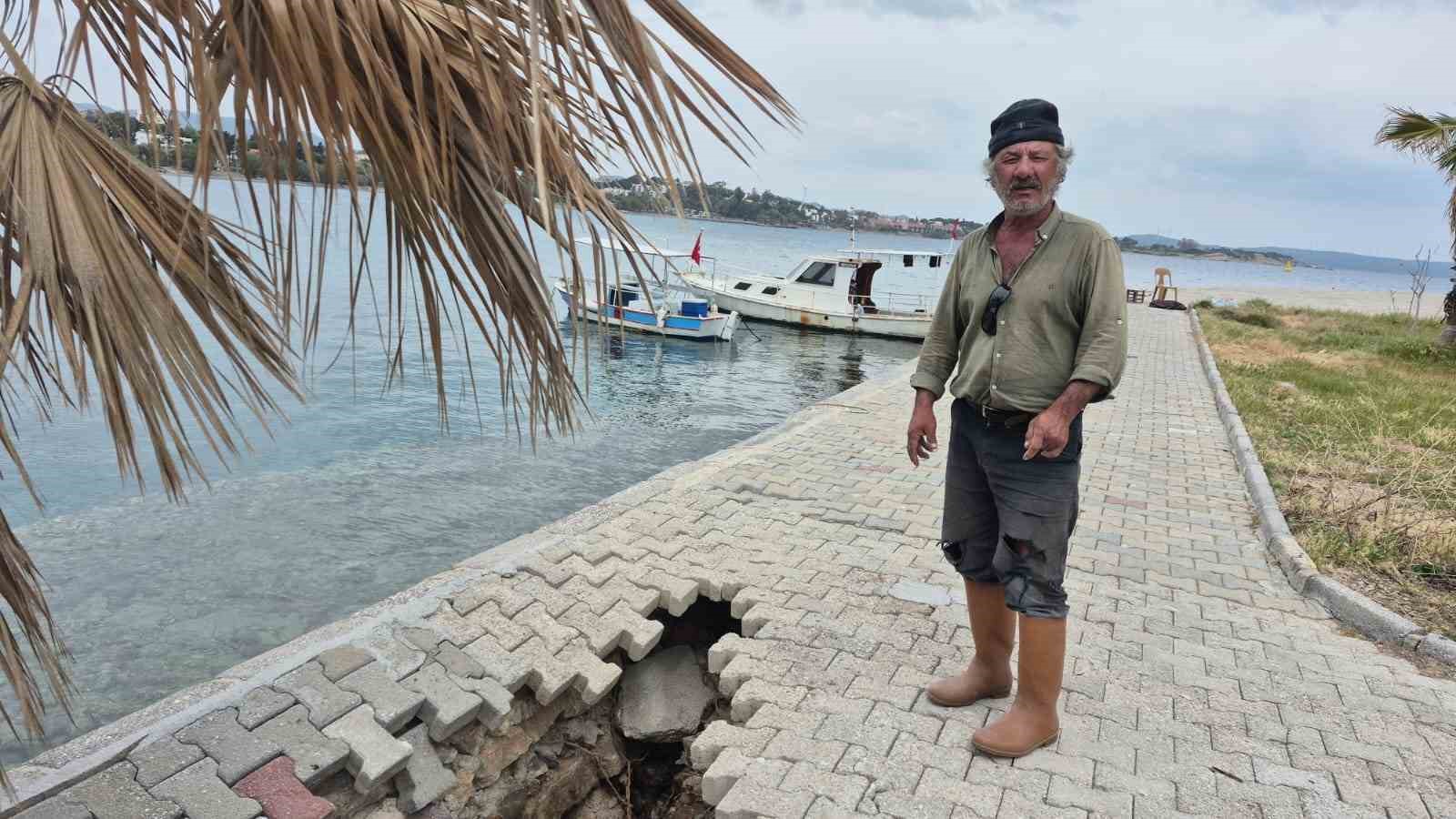 Datçalı balıkçıdan belediyeye tepki
