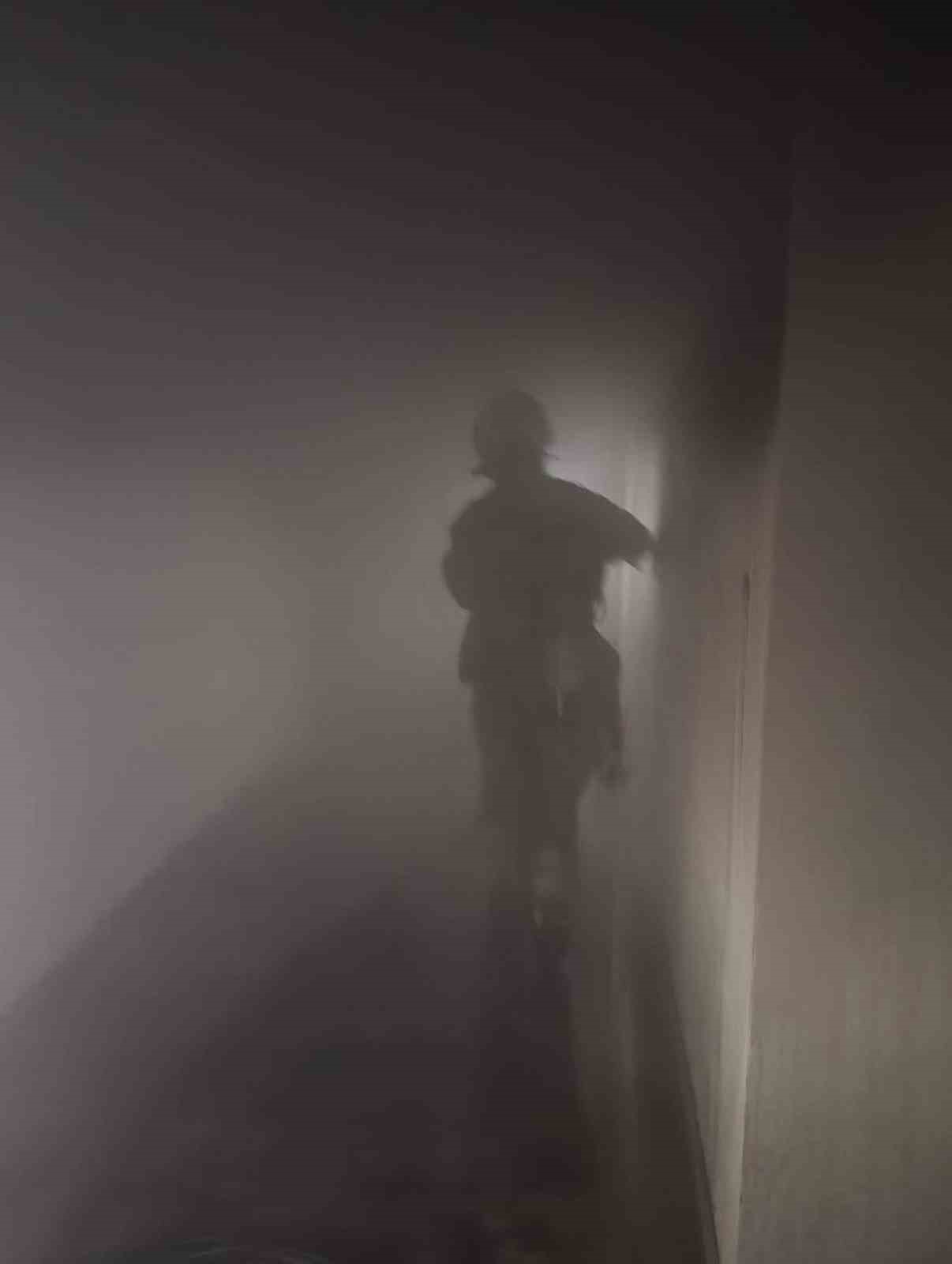 Defne’de apartman dairesinden alevler yükseldi
