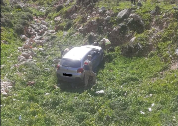 Defne’de uçurumdan yuvarlanan otomobil sürücüsü yaralandı
