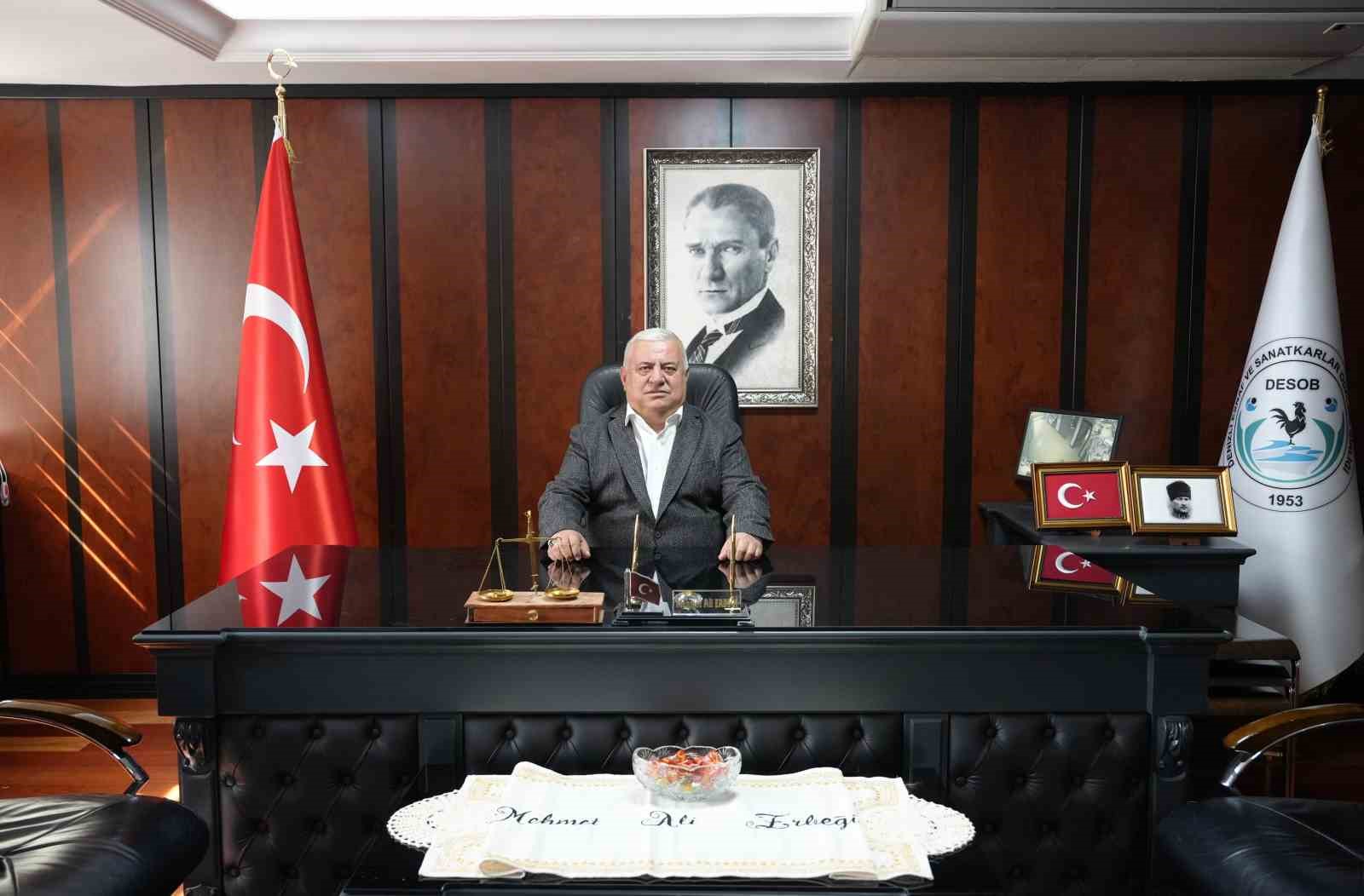 Denizli Esnaf Odaları Birliği seçimi öncesi Başkan Erbeği’den birlik mesajı
